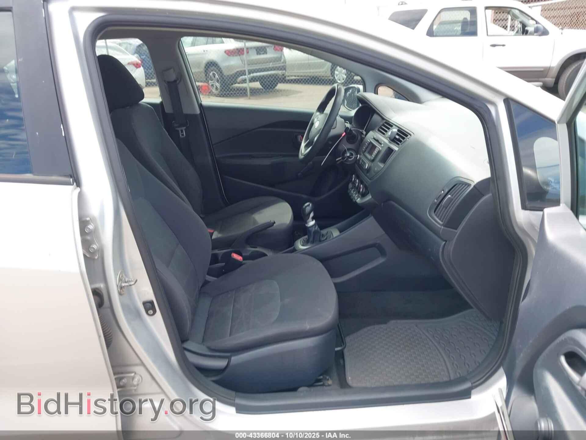 2012 KIA RIO5 - VIN: KNADM5A39C6040426 - Фото 5