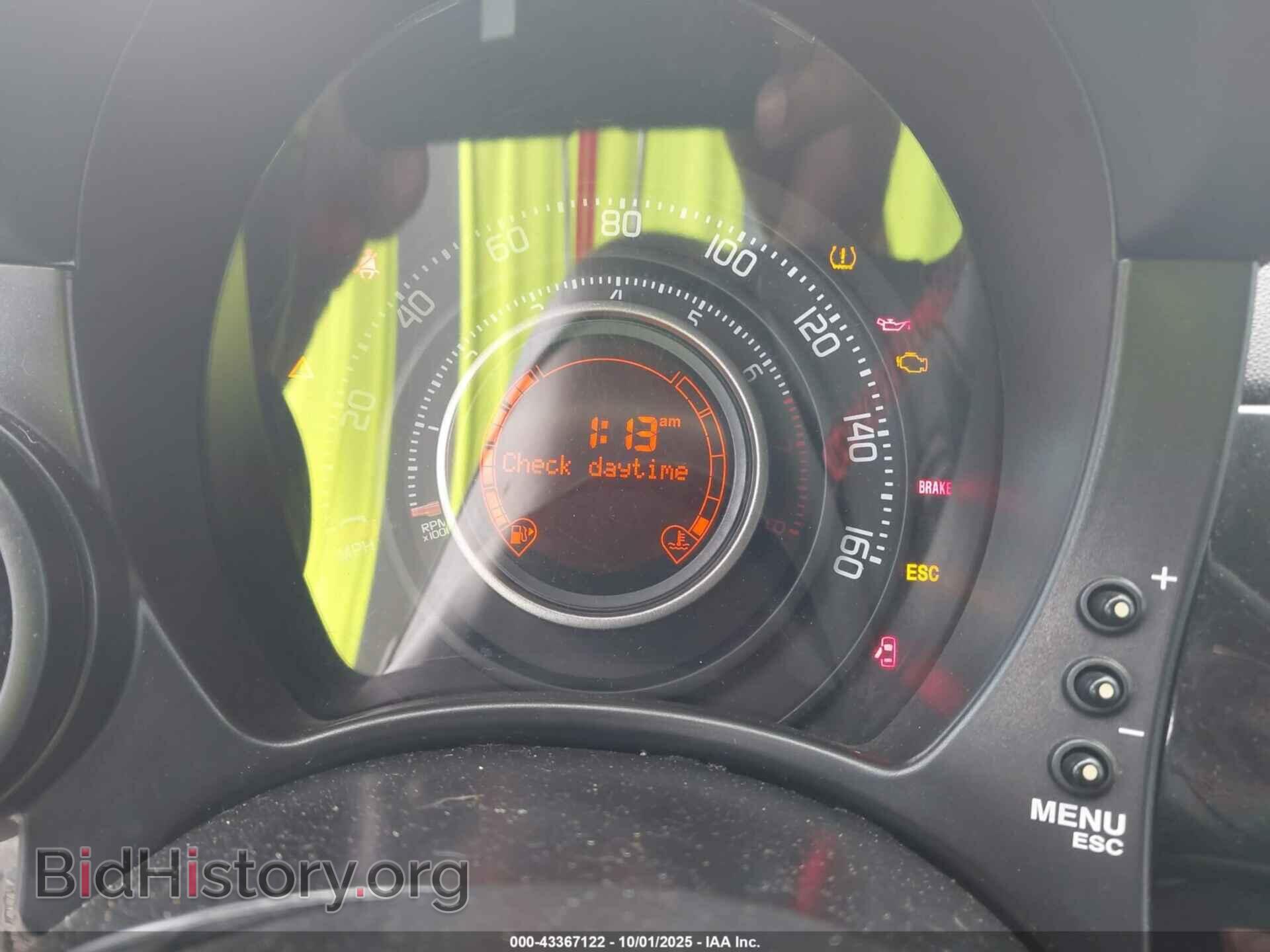 2012 FIAT 500 - VIN: 3C3CFFFH5CT339537 - Фото 7