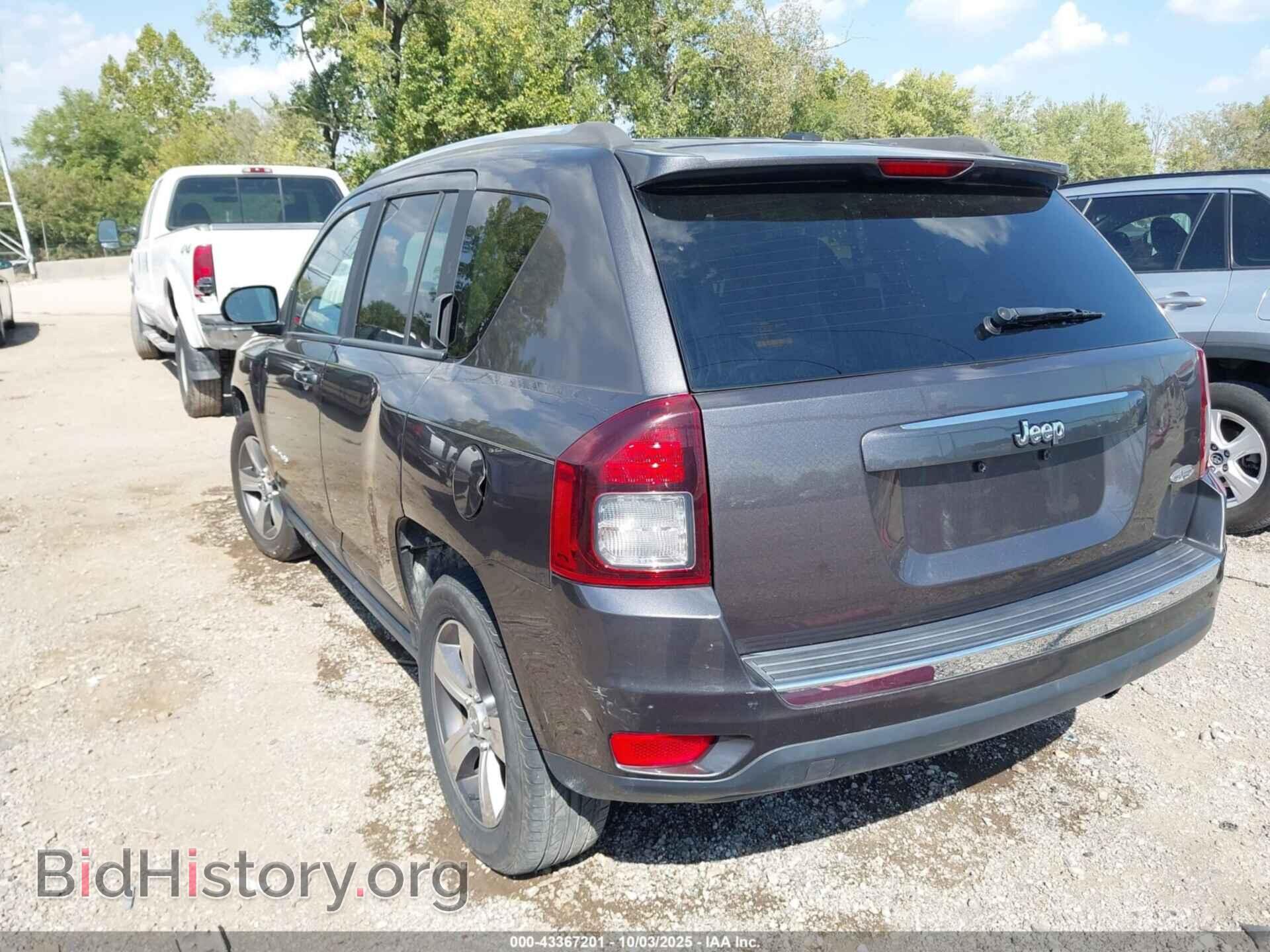 2016 JEEP COMPASS - VIN: 1C4NJCEA2GD737239 - Фото 3