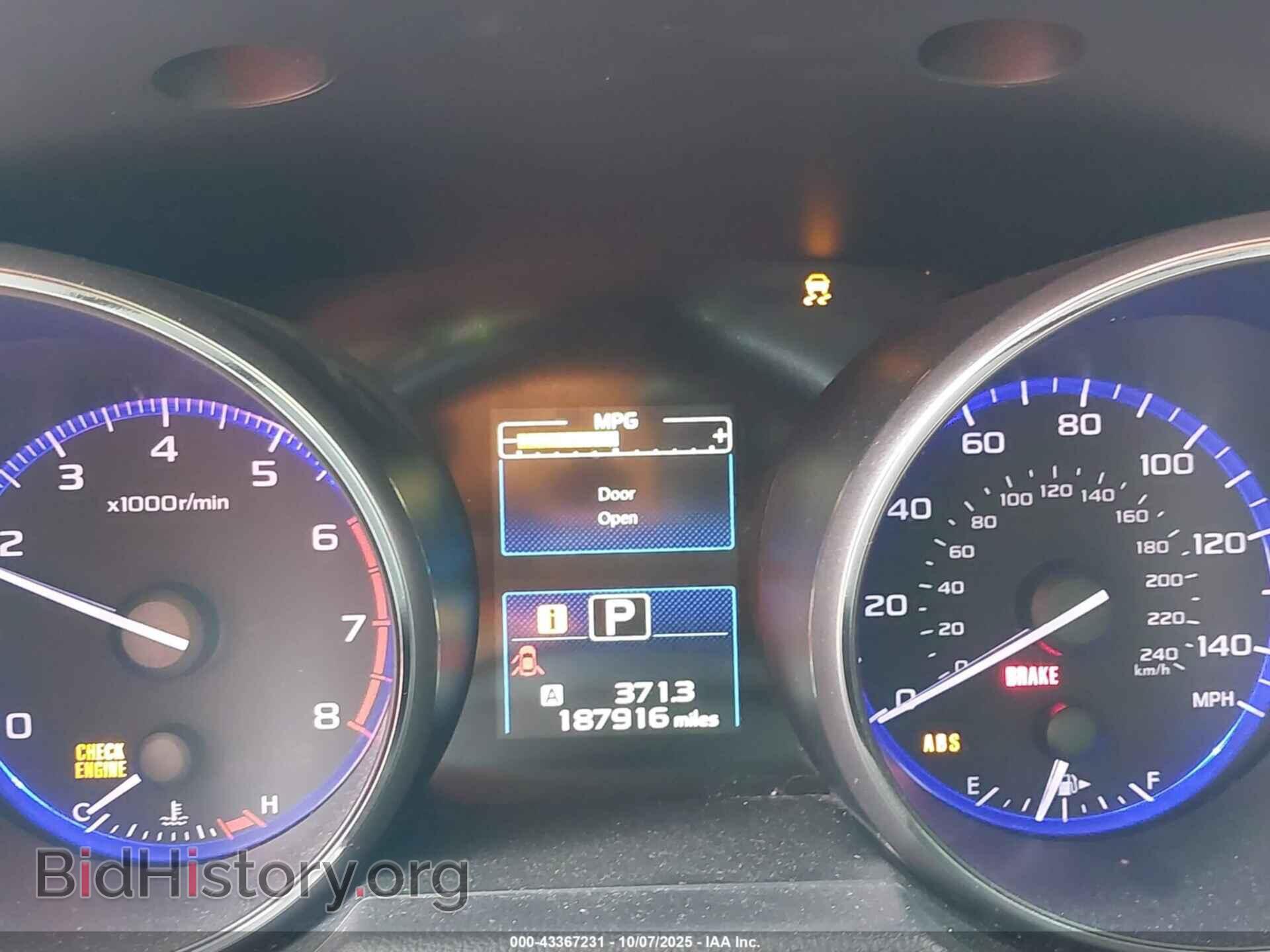 2017 SUBARU OUTBACK - VIN: 4S4BSACC1H3417549 - Фото 7