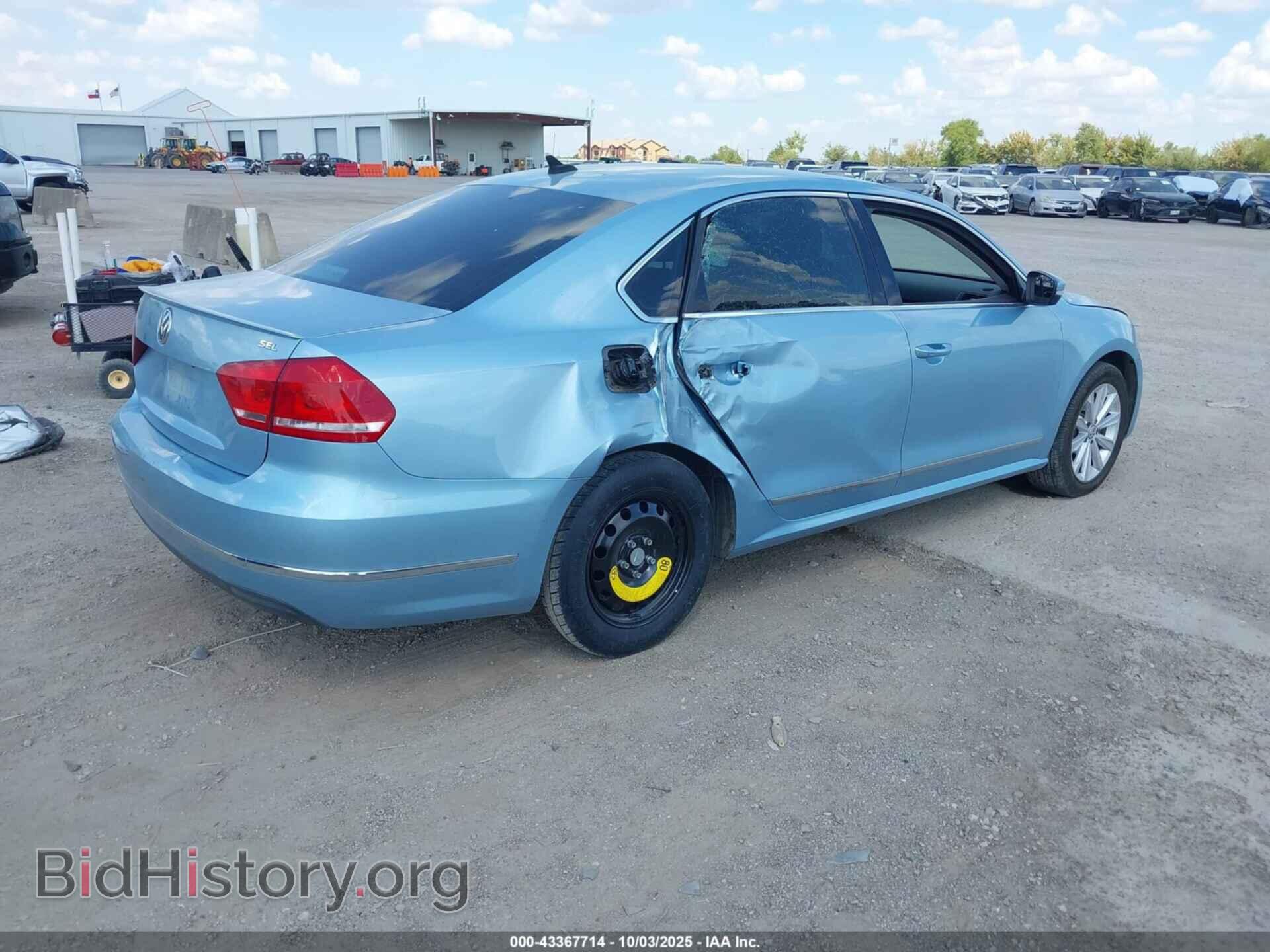 2013 VOLKSWAGEN PASSAT - VIN: 1VWCP7A33DC076646 - Фото 4