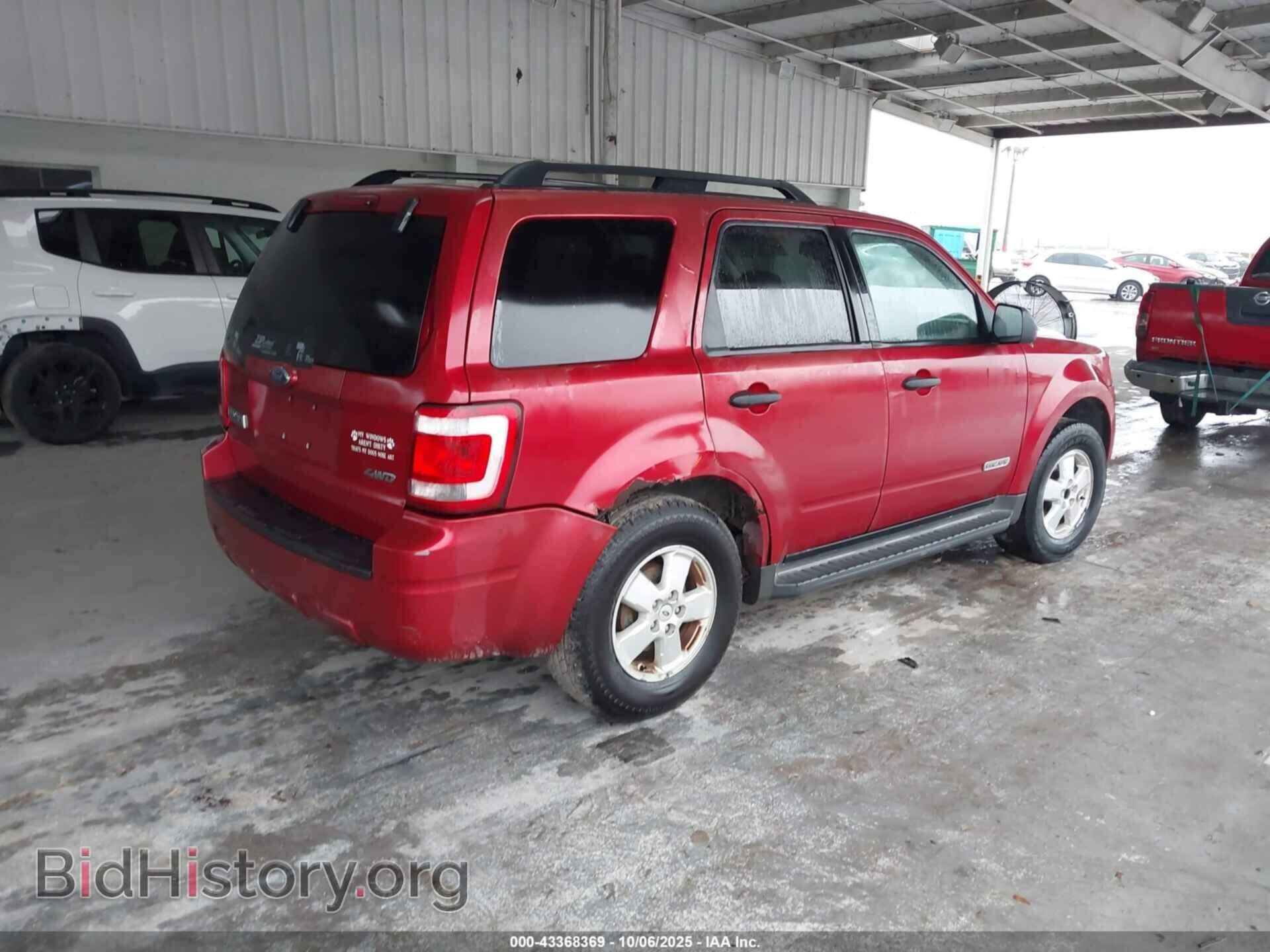 2008 FORD ESCAPE - VIN: 1FMCU93Z68KD56836 - Фото 4