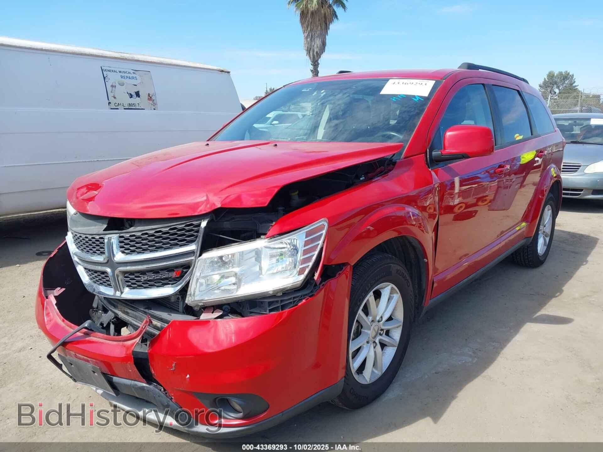2016 DODGE JOURNEY - VIN: 3C4PDCBG0GT223747 - Фото 2
