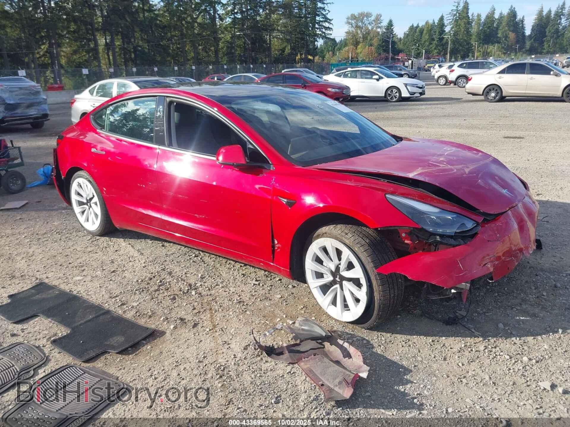 Photo 5YJ3E1EB9NF128082 - TESLA MODEL 3 2022