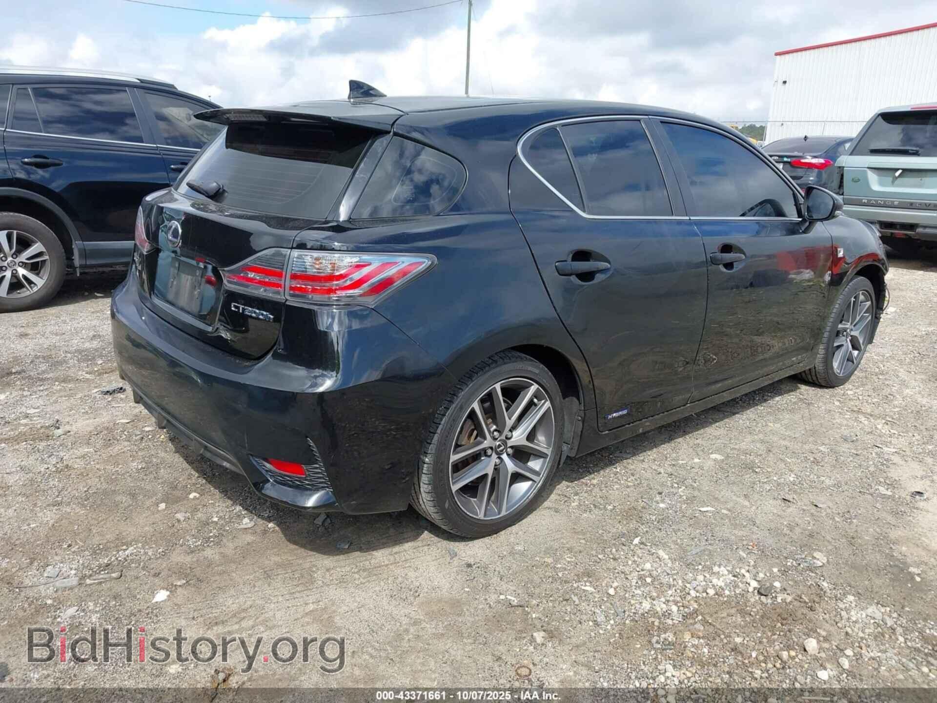 2016 LEXUS CT 200H - VIN: JTHKD5BH6G2263698 - Photo 4
