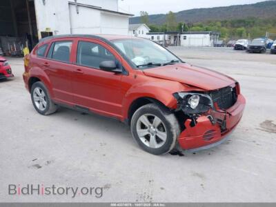 2010 Dodge CALIBER SXT, orange — VIN 1B3CB4HA2AD546547, IAAI