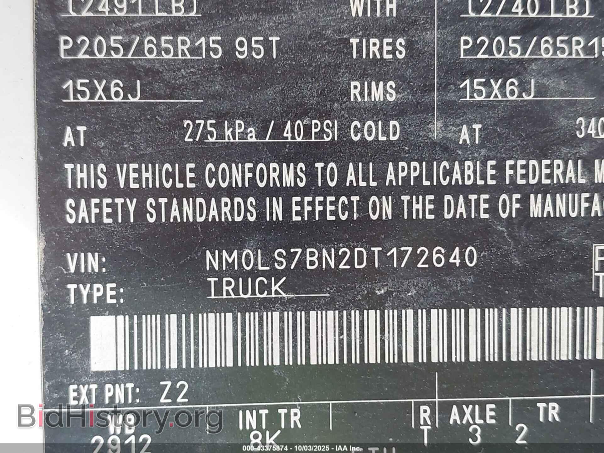 2013 FORD TRANSIT CONNECT - VIN: NM0LS7BN2DT172640 - Фото 9