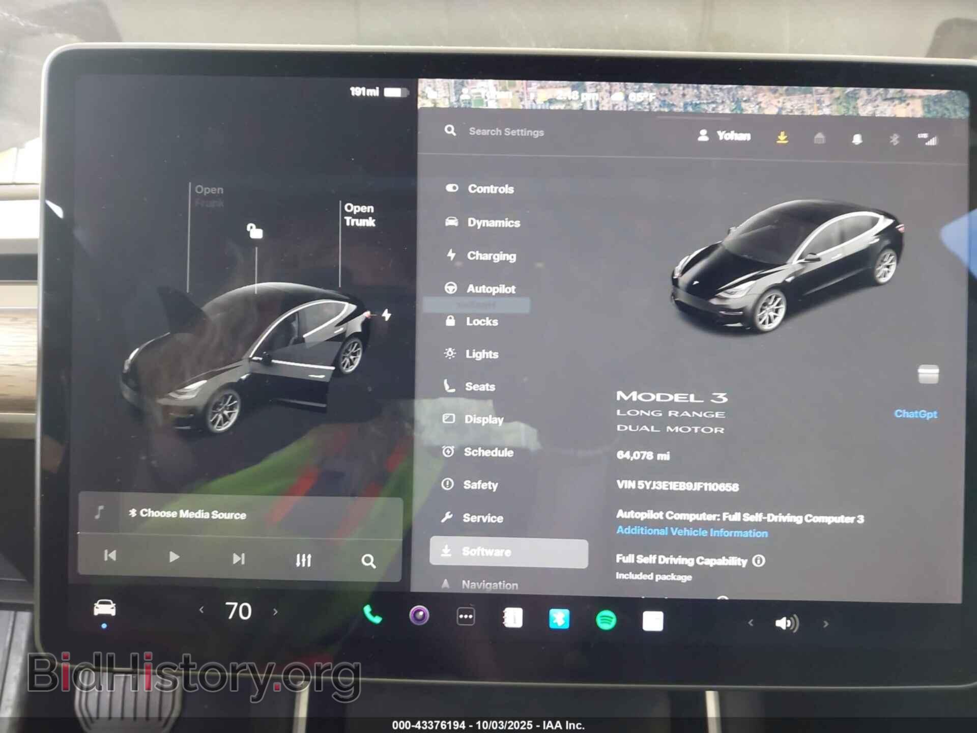2018 TESLA MODEL 3 - VIN: 5YJ3E1EB9JF110658 - Фото 7