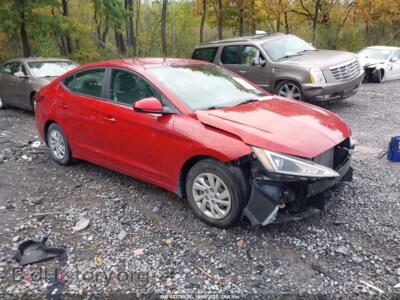 2020 Hyundai ELANTRA SE, red — VIN KMHD74LF8LU951043, IAAI