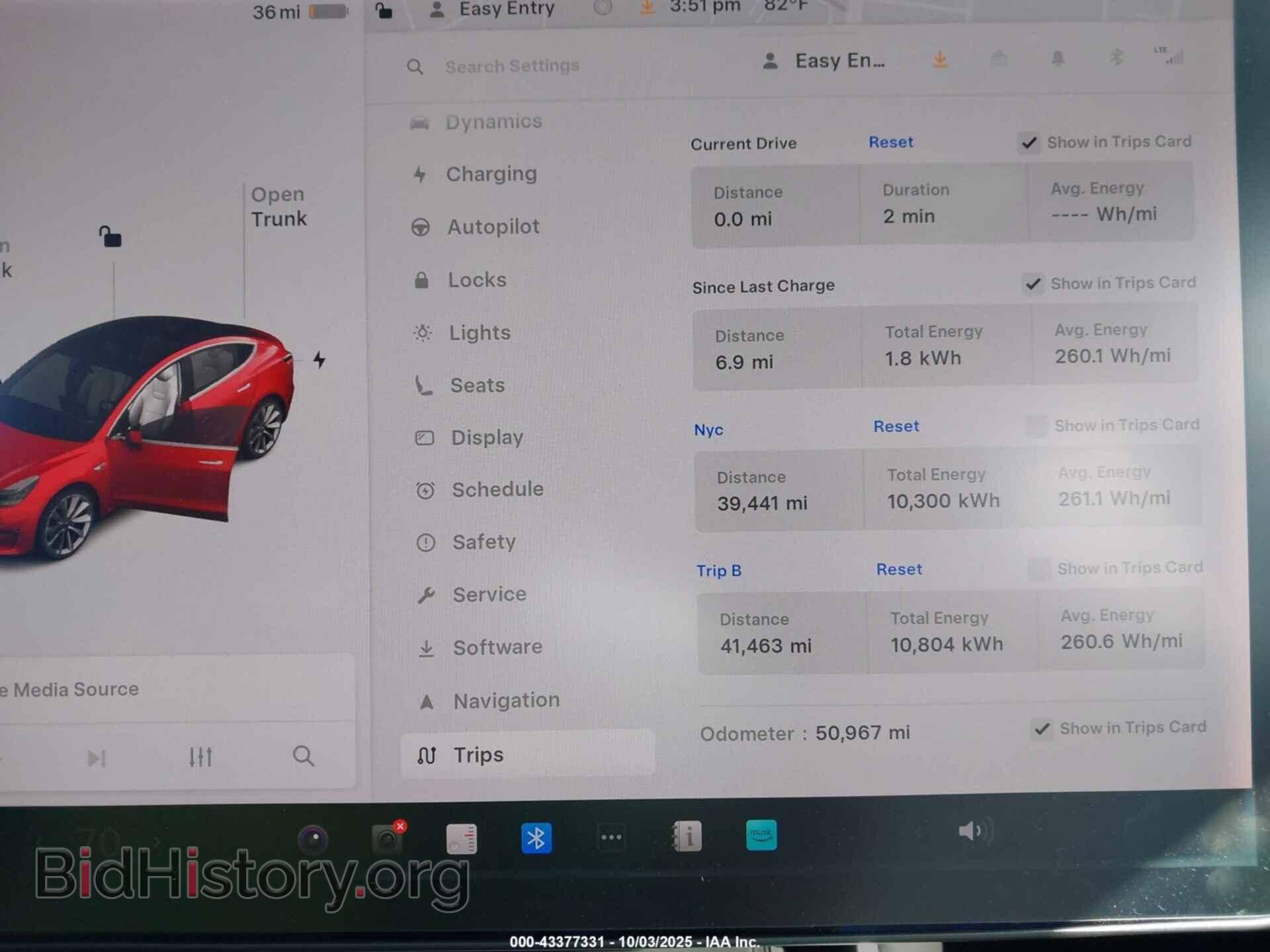 2019 TESLA MODEL 3 - VIN: 5YJ3E1EB7KF454555 - Фото 7