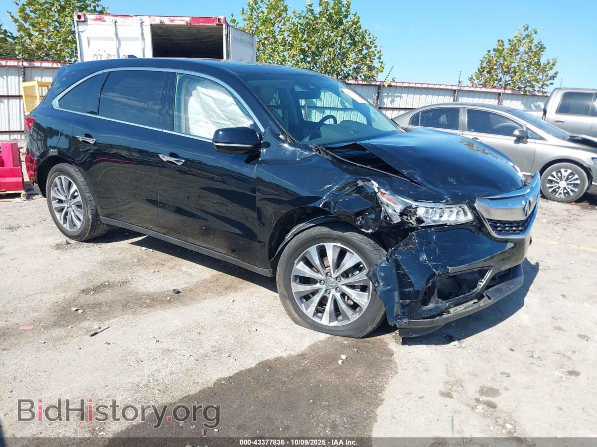 Фотография 5FRYD4H4XGB016299 - ACURA MDX 2016