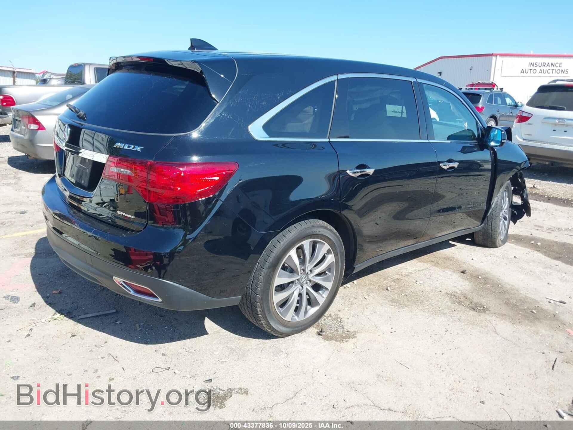 2016 ACURA MDX - VIN: 5FRYD4H4XGB016299 - Фото 4