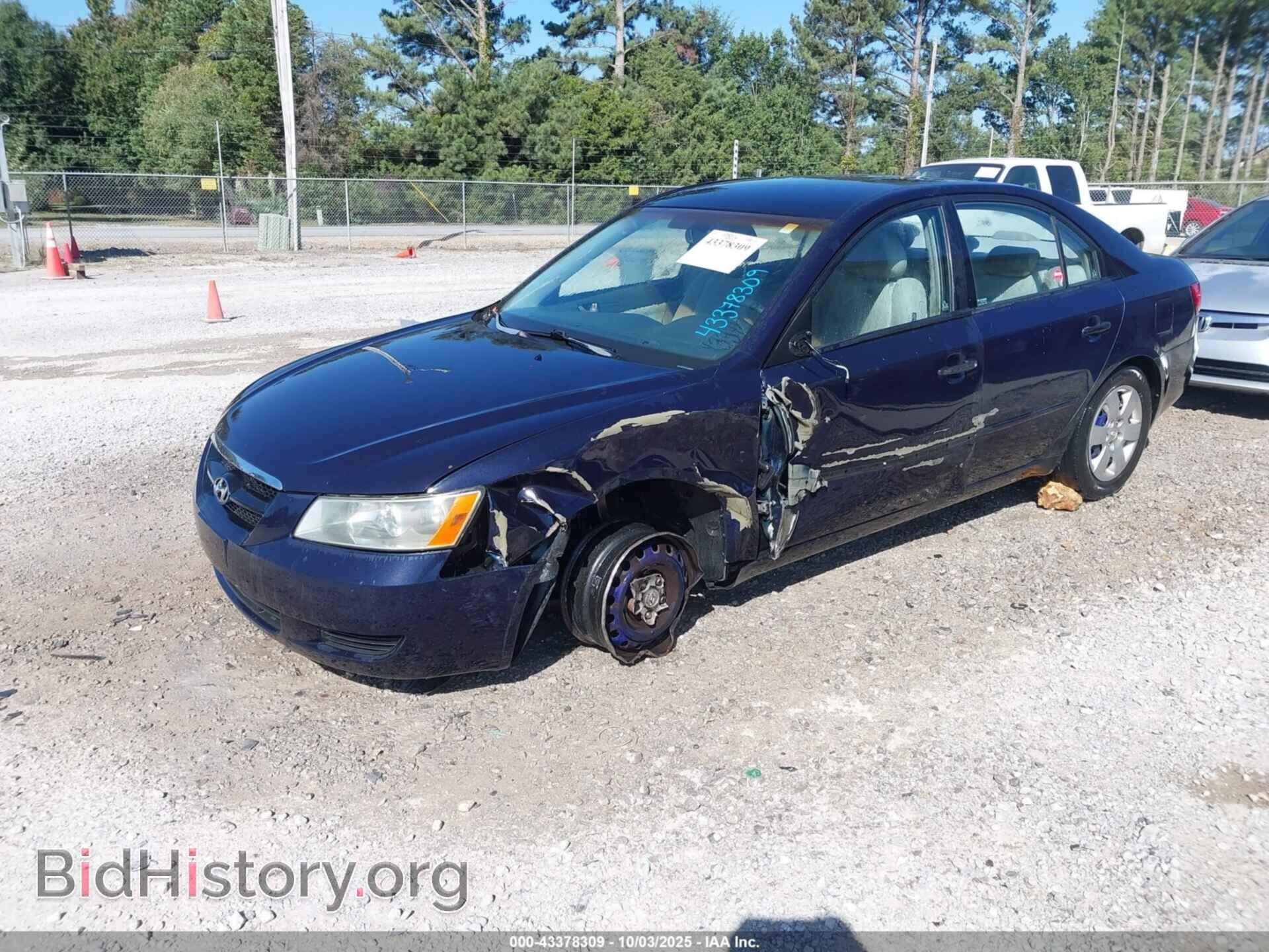 2008 HYUNDAI SONATA - VIN: 5NPET46C68H299580 - Фото 2