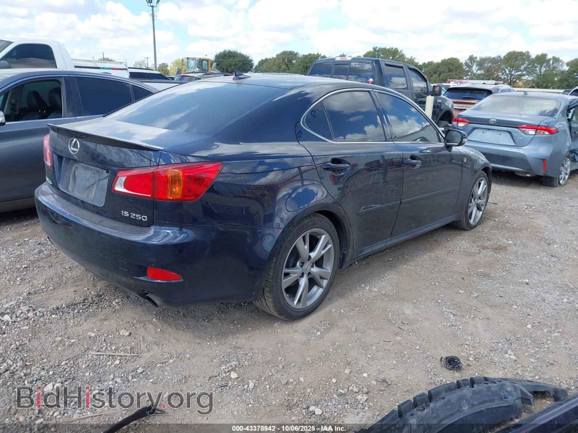 2009 LEXUS IS 250 - VIN: JTHBK262X95100032 - Фото 4