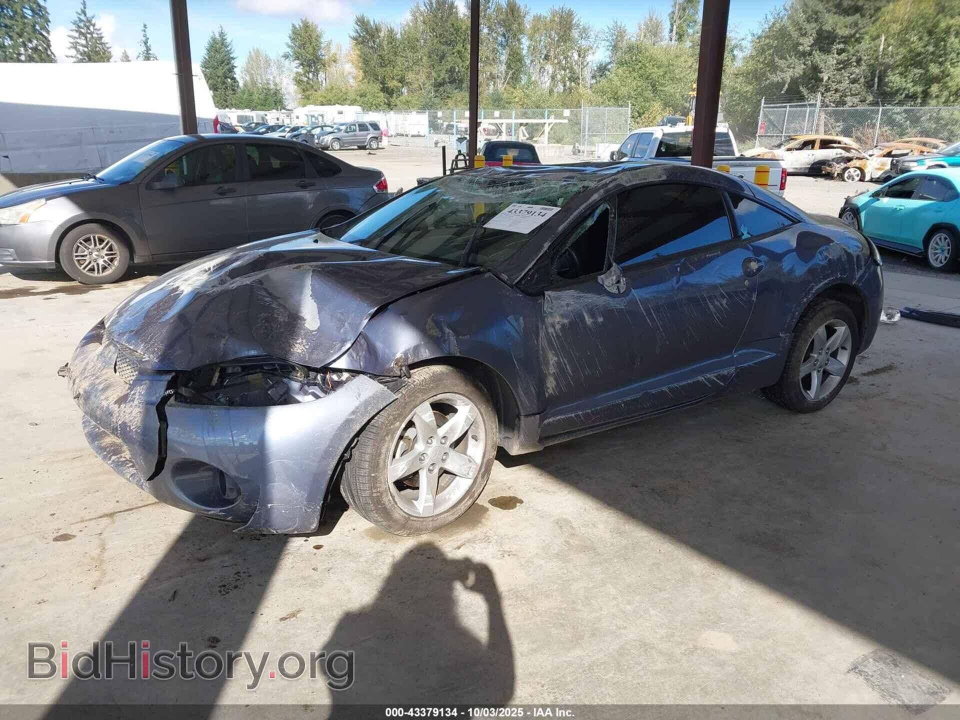 2007 MITSUBISHI ECLIPSE - VIN: 4A3AK24F07E057611 - Фото 2
