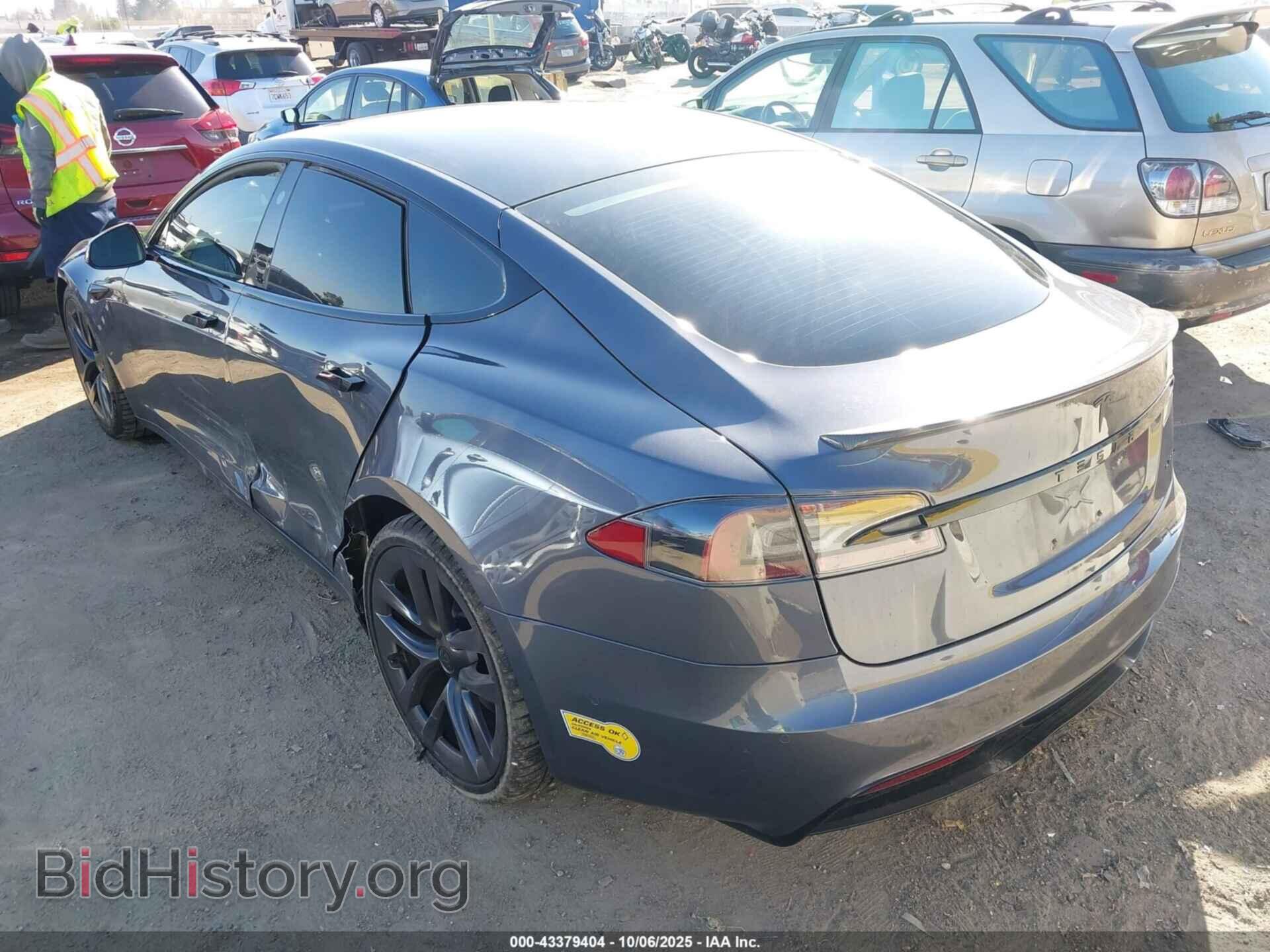 2022 TESLA MODEL S - VIN: 5YJSA1E51NF464603 - Фото 3