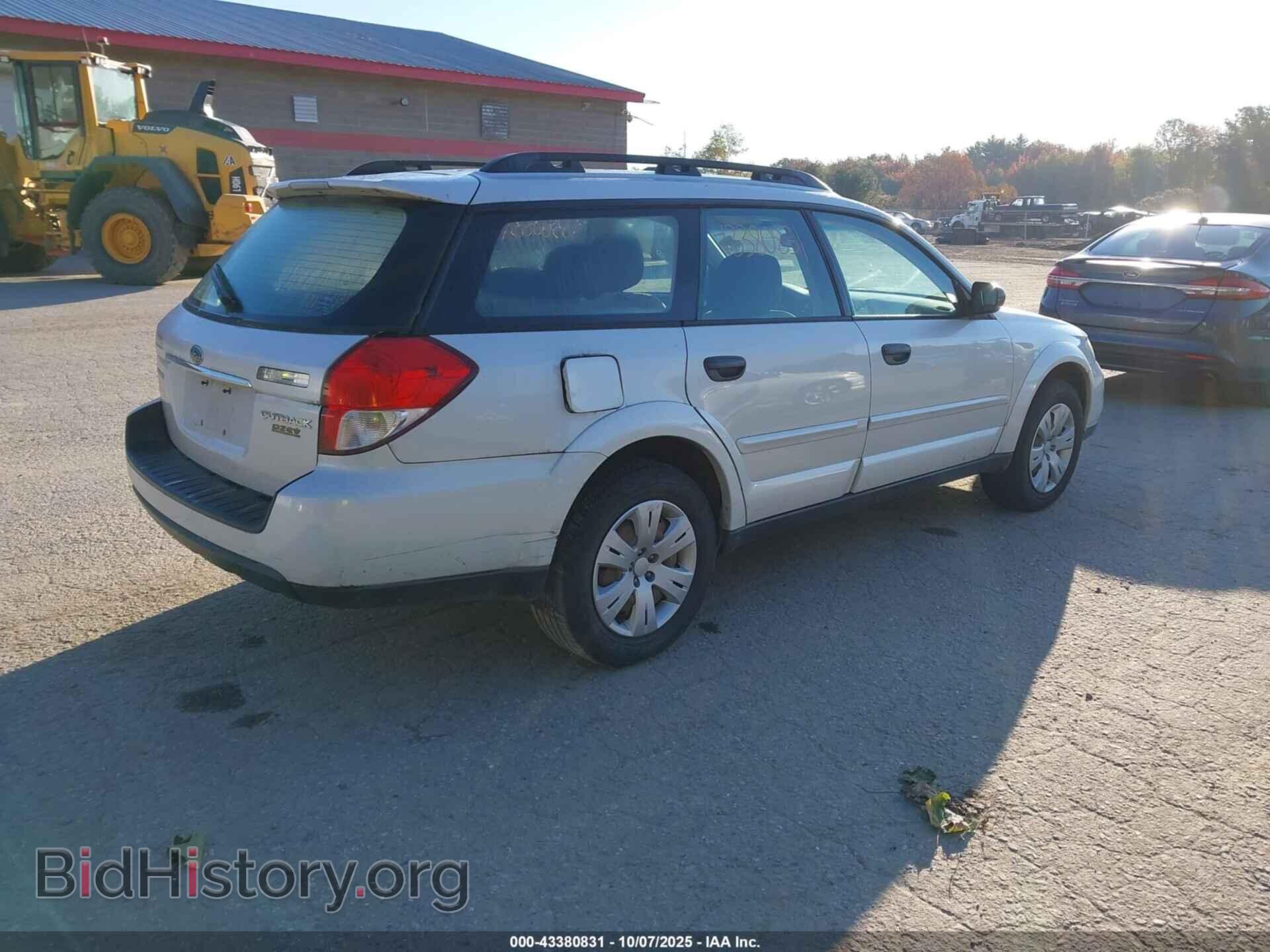 2009 SUBARU OUTBACK - VIN: 4S4BP60CX96321860 - Фото 4