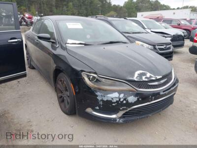 2016 Chrysler 200 Limited, черный — VIN 1C3CCCAB0GN153582, IAAI