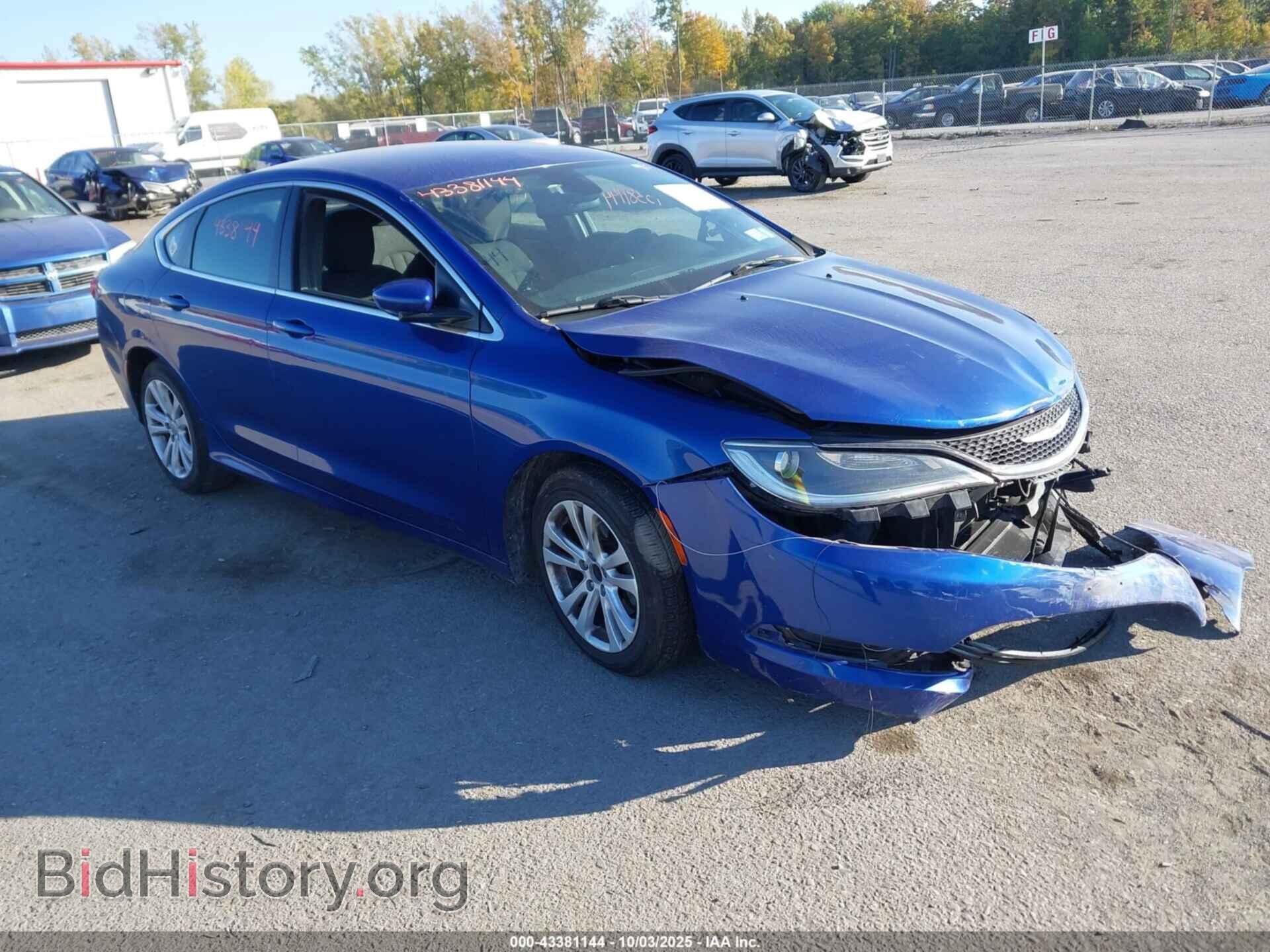 Фотография 1C3CCCAB5FN606979 - CHRYSLER 200 2015