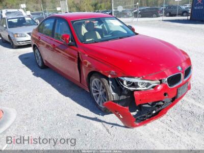 2018 BMW 320I xDrive, red — VIN WBA8A3C54JA505279, IAAI