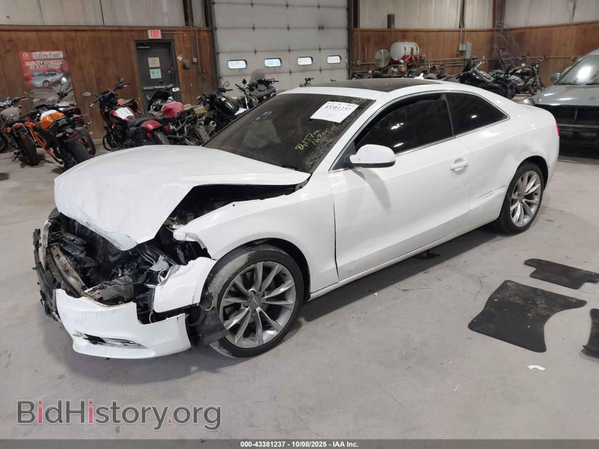 2014 AUDI A5 - VIN: WAUCFAFR2EA013516 - Фото 2