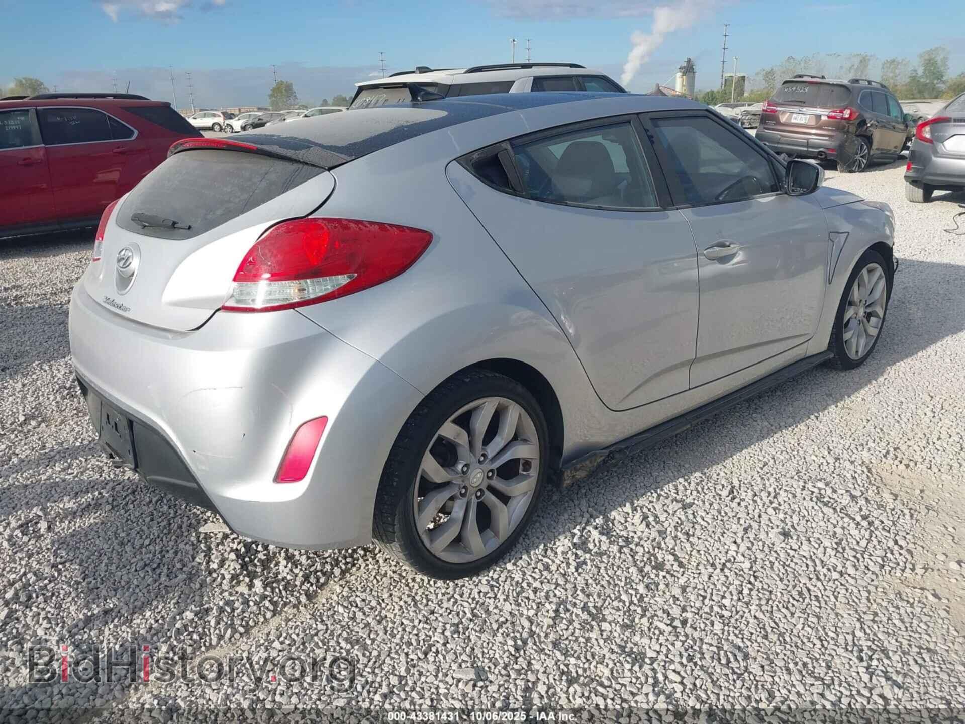 2012 HYUNDAI VELOSTER - VIN: KMHTC6ADXCU043777 - Фото 4