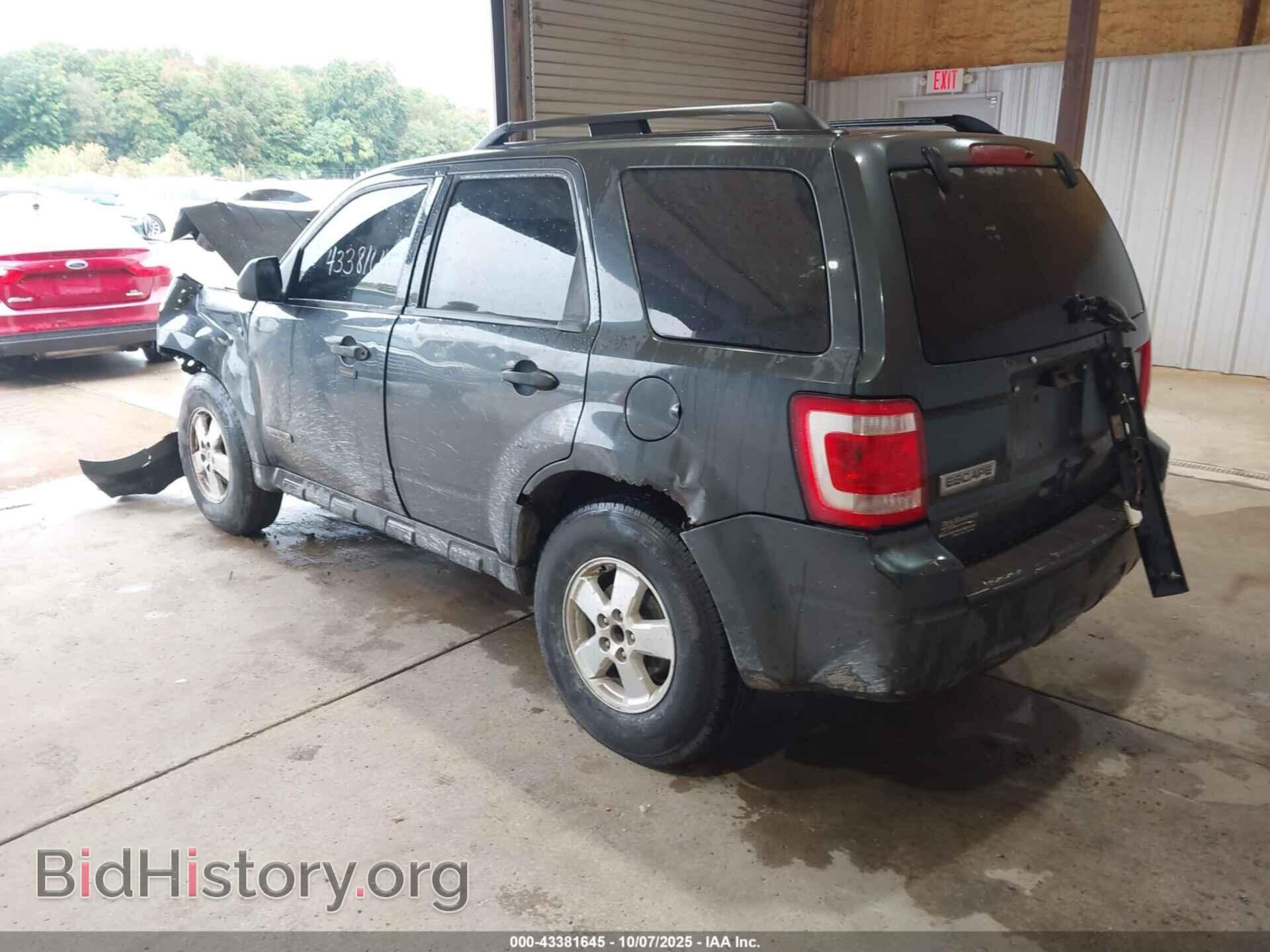 2008 FORD ESCAPE - VIN: 1FMCU03108KD67935 - Фото 3
