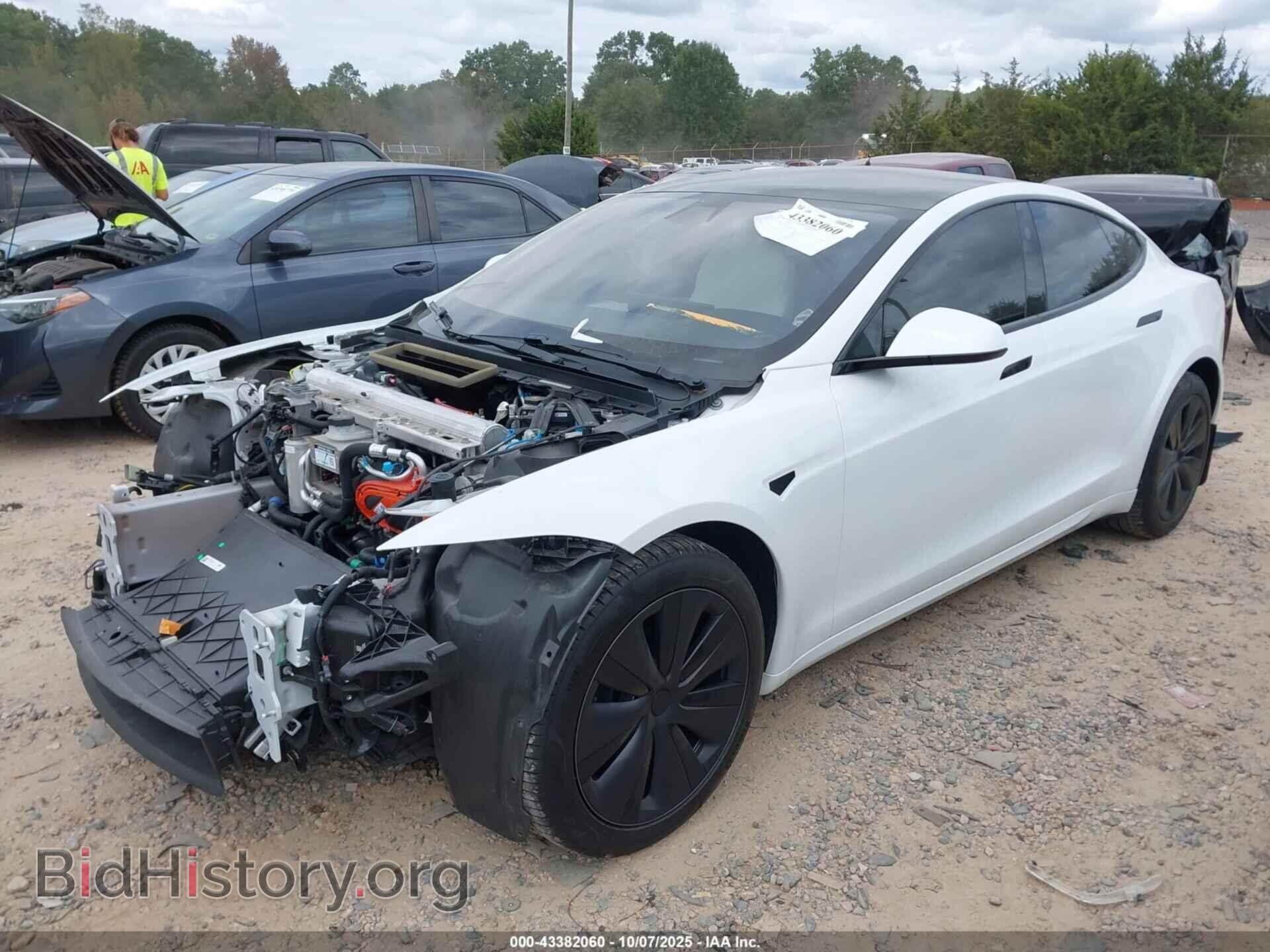 2022 TESLA MODEL S - VIN: 5YJSA1E52NF478638 - Фото 2