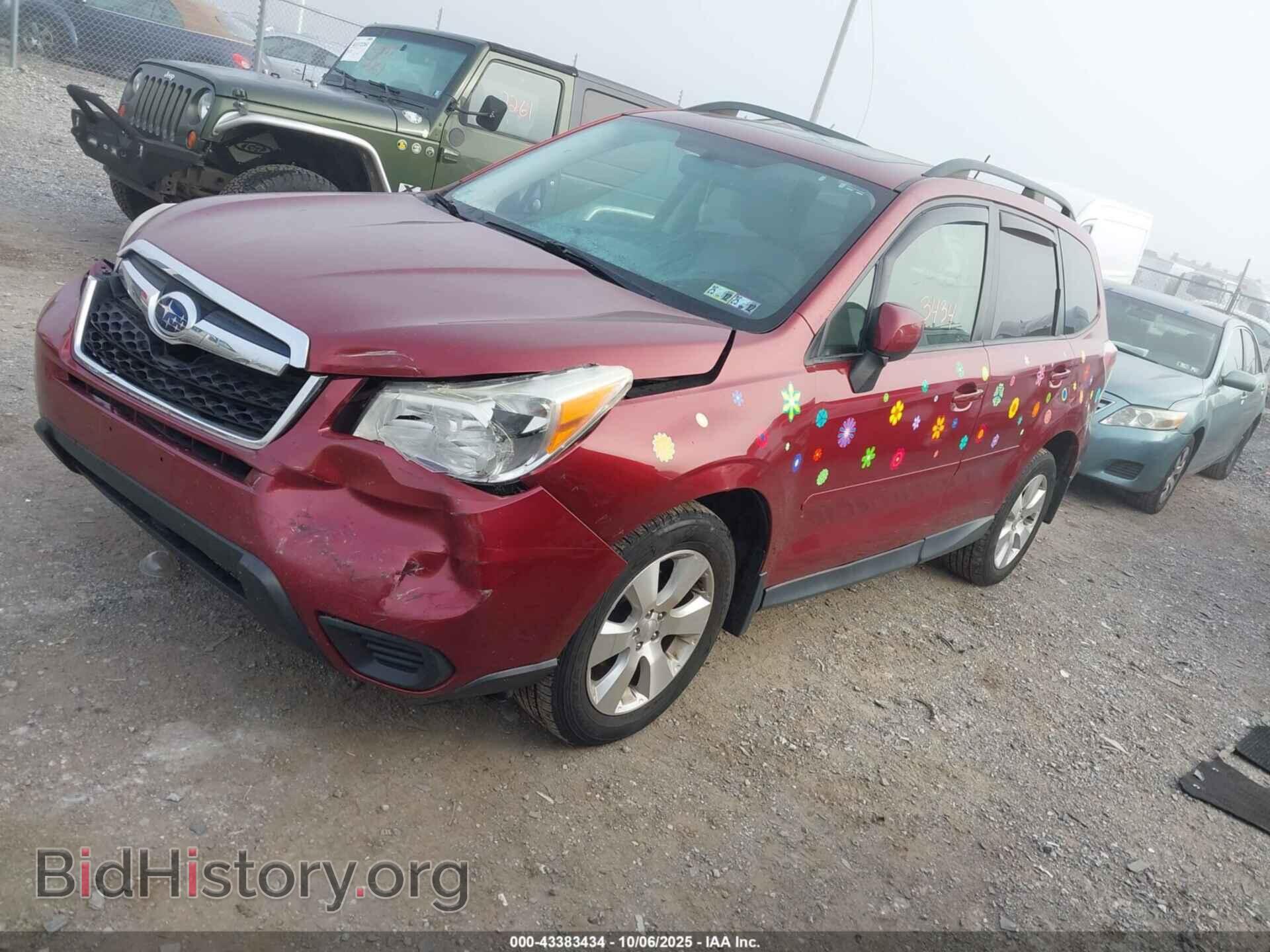 2014 SUBARU FORESTER - VIN: JF2SJAEC9EH449038 - Фото 2