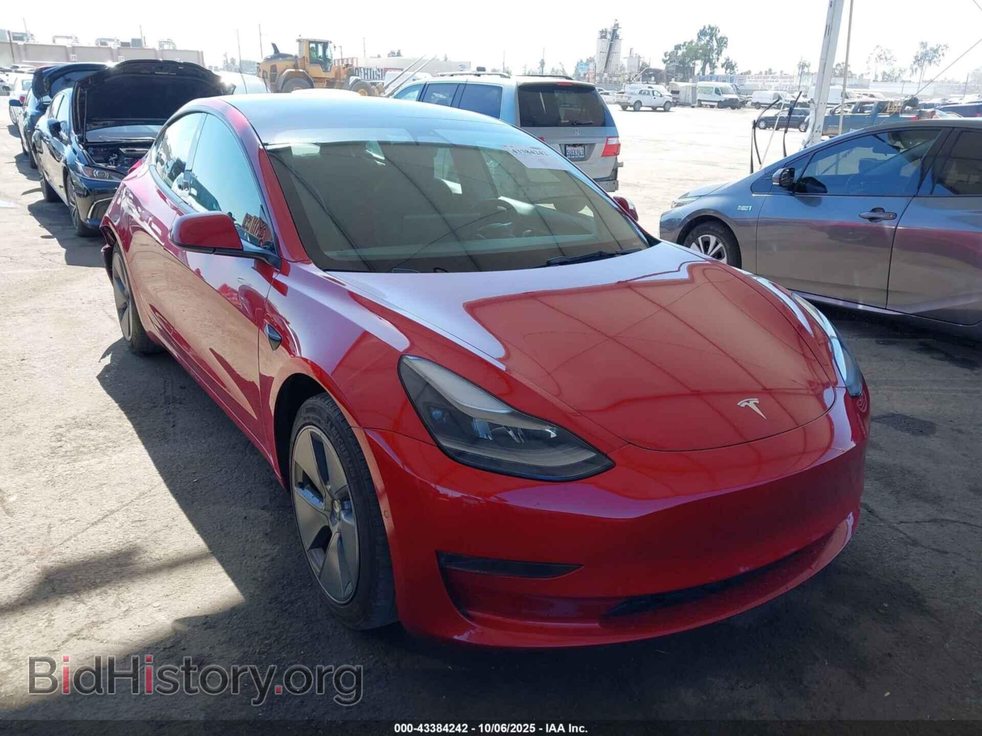 Photo 5YJ3E1EA5MF095085 - TESLA MODEL 3 2021