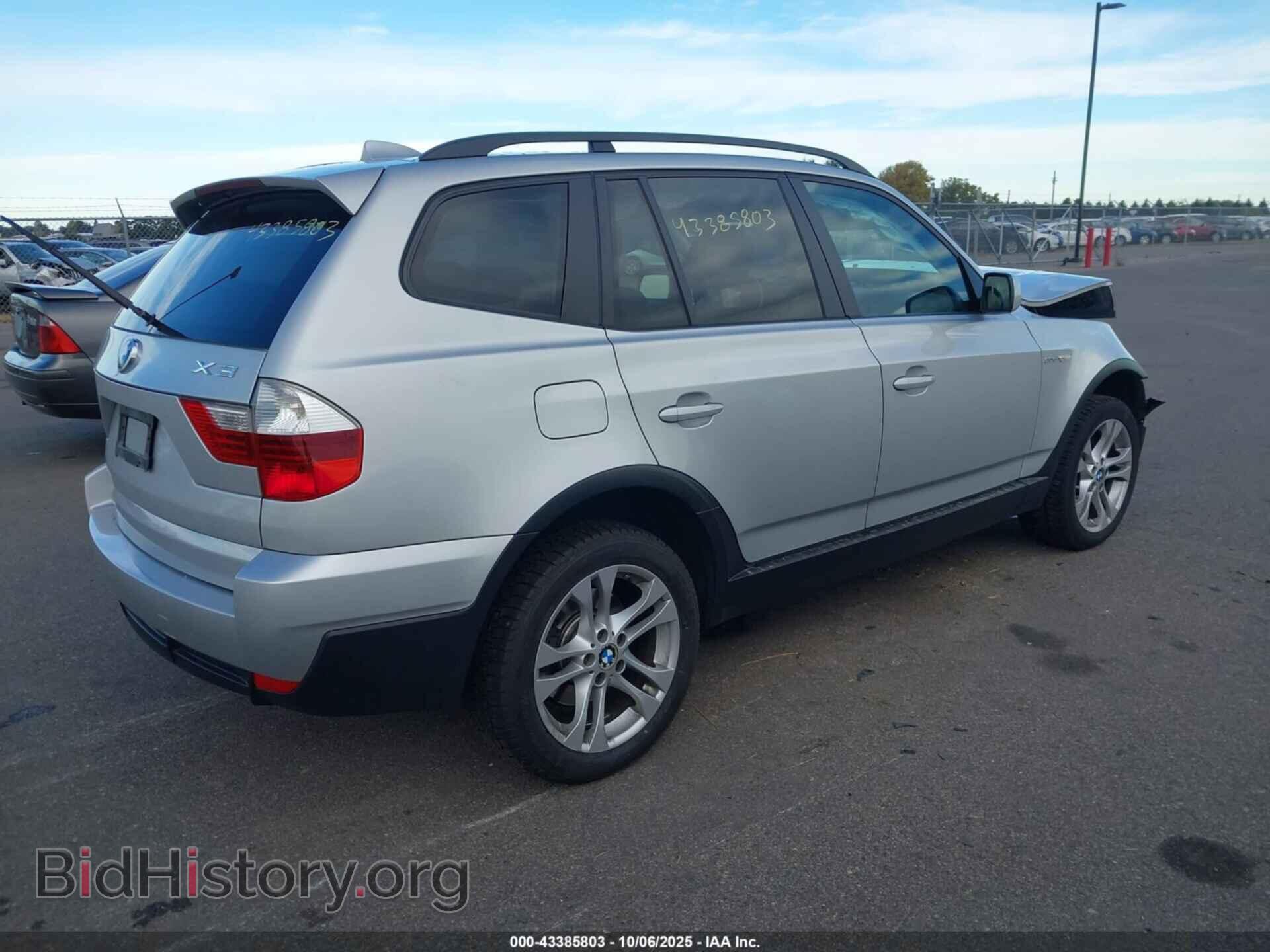 2007 BMW X3 - VIN: WBXPC93497WF22843 - Фото 4