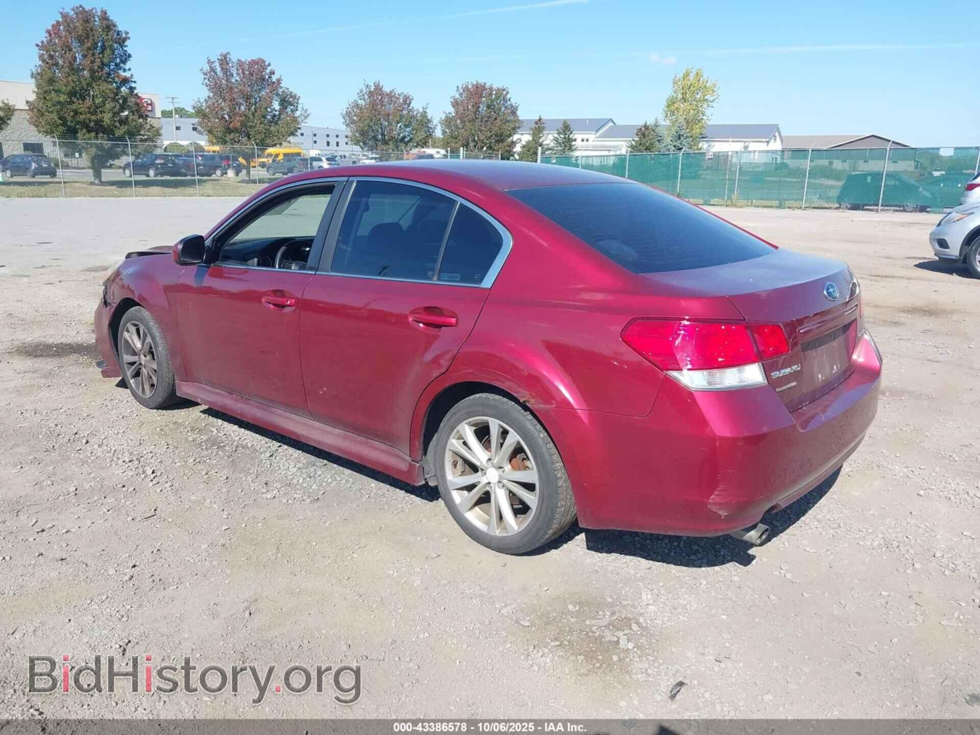 2013 SUBARU LEGACY - VIN: 4S3BMBC61D3046417 - Фото 3