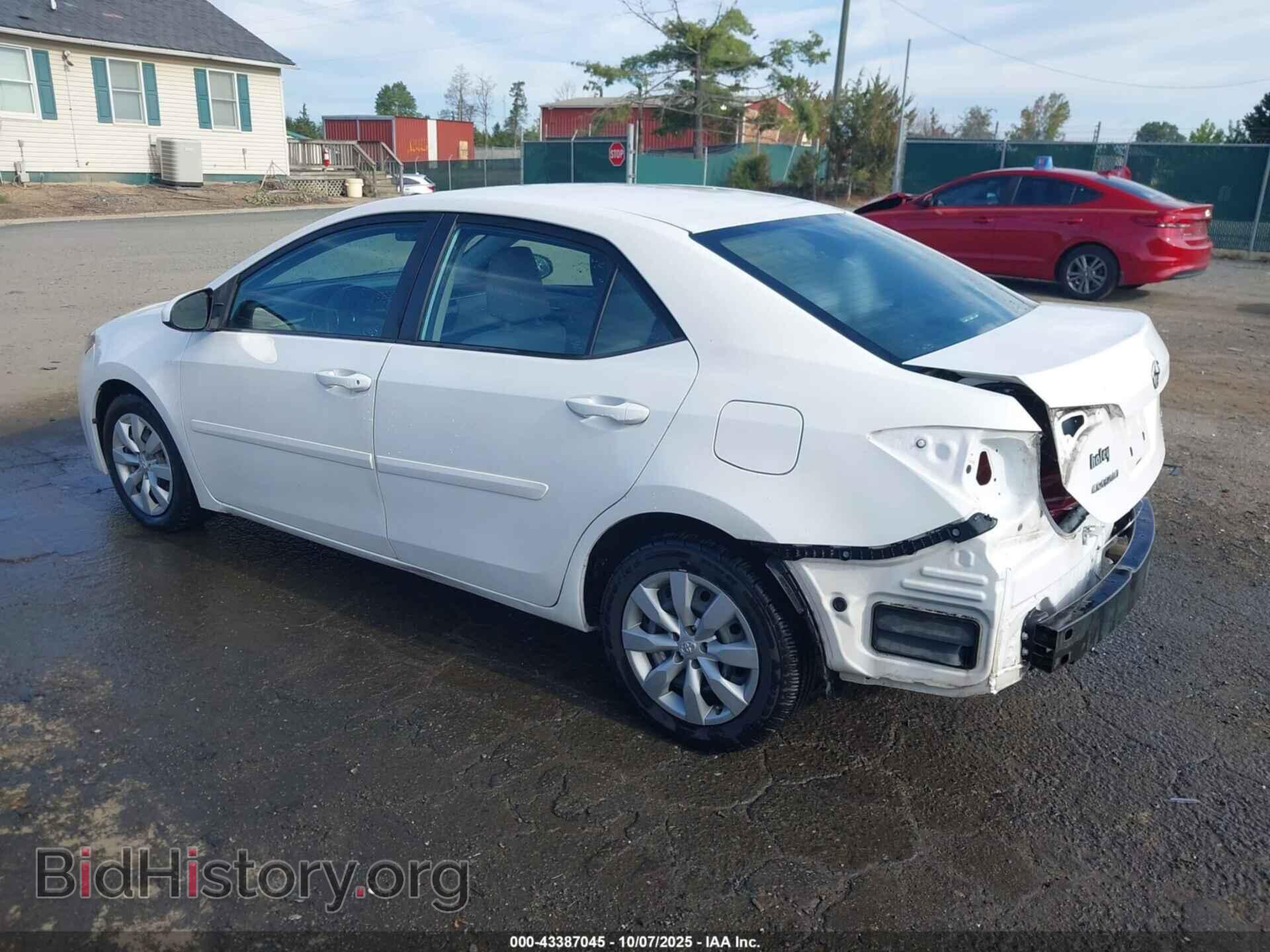 2015 TOYOTA COROLLA - VIN: 2T1BURHEXFC303352 - Фото 3