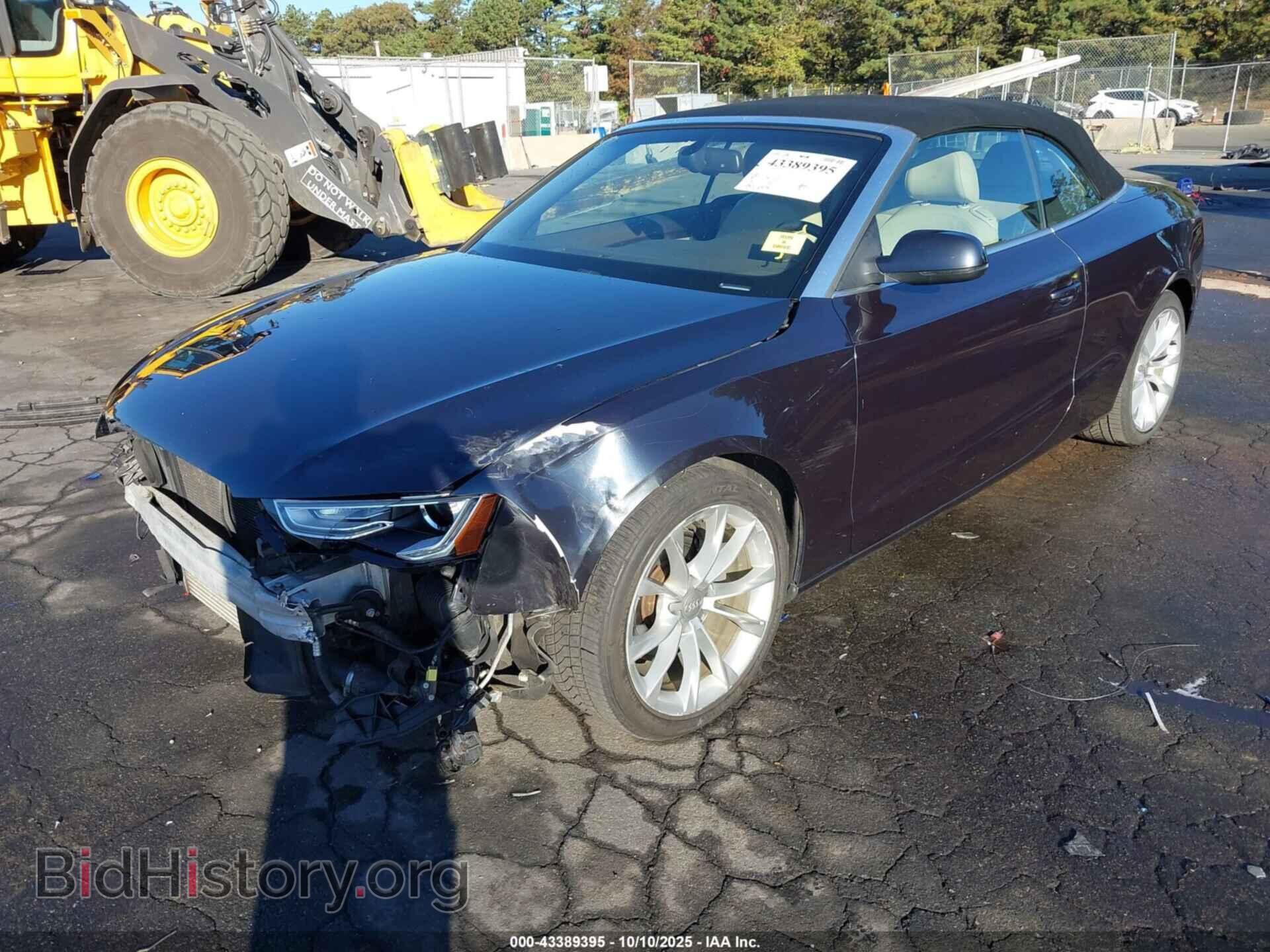 2013 AUDI A5 - VIN: WAULFAFH5DN002976 - Фото 2