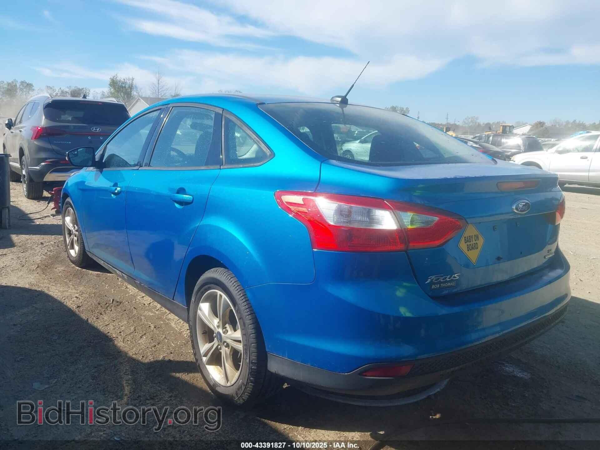 2013 FORD FOCUS - VIN: 1FADP3F29DL351104 - Фото 3