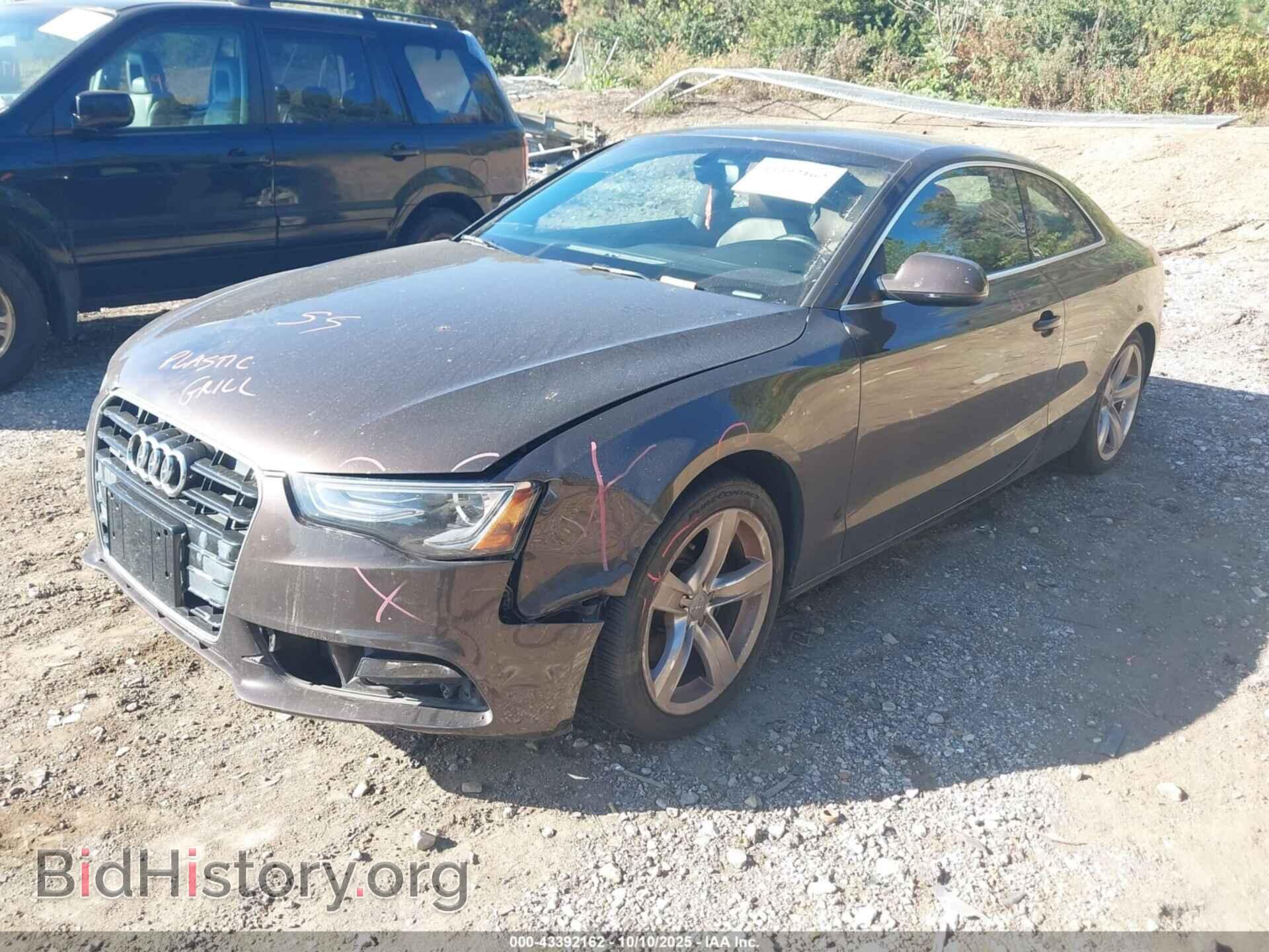 2013 AUDI A5 - VIN: WAULFAFRXDA031163 - Фото 2