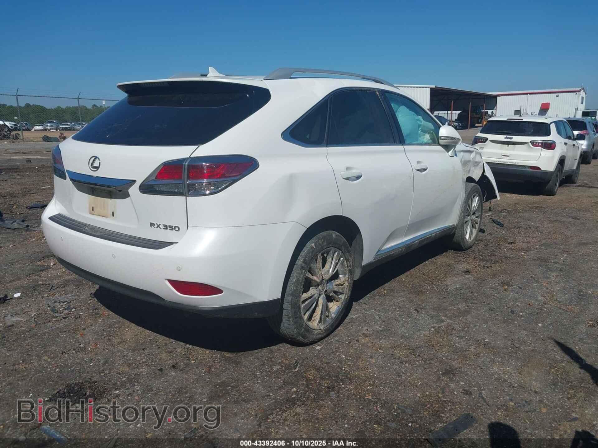 2013 LEXUS RX 350 - VIN: 2T2ZK1BA4DC127760 - Фото 4