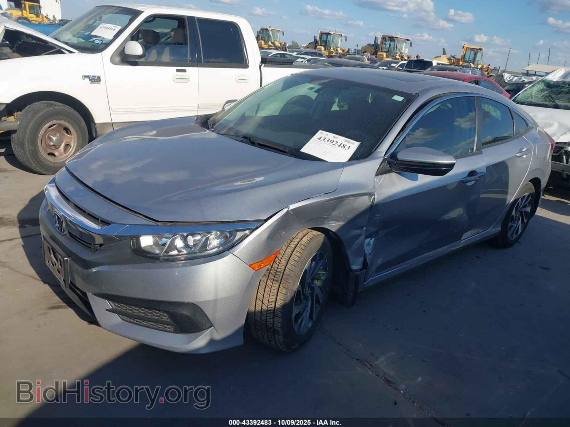 2016 HONDA CIVIC - VIN: 19XFC2F76GE013757 - Фото 2
