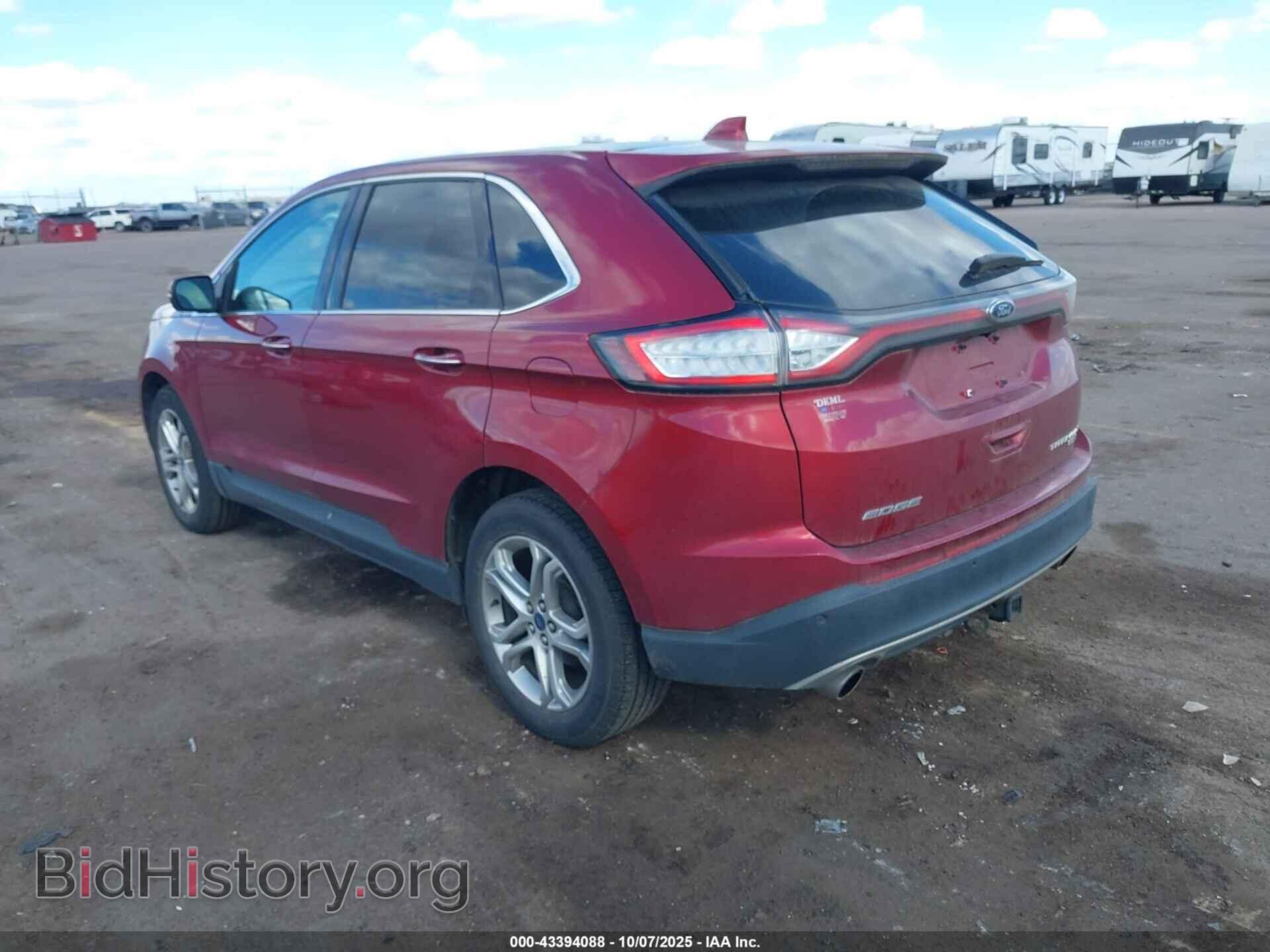 2015 FORD EDGE - VIN: 2FMTK4K95FBB55804 - Фото 3
