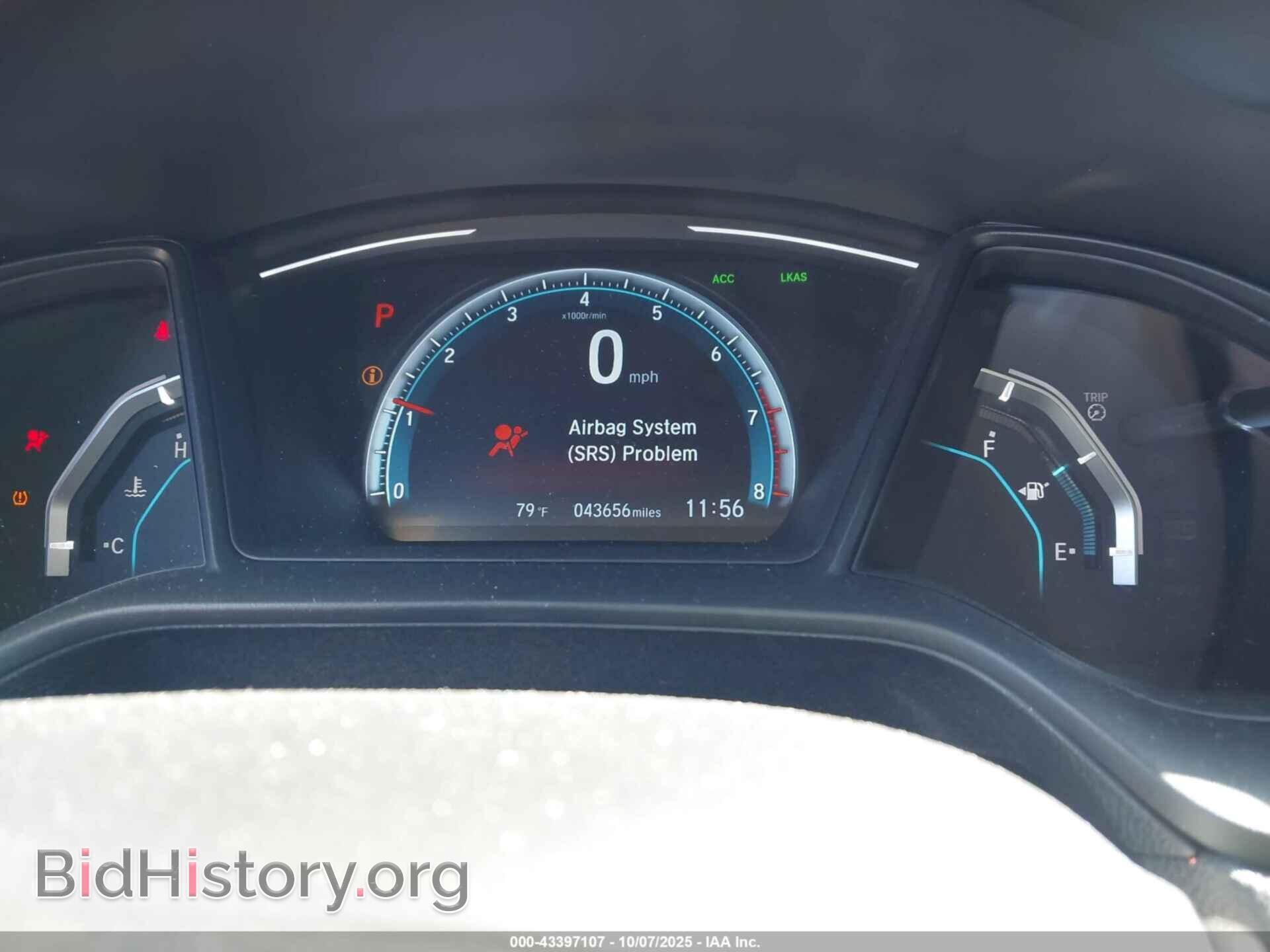 2019 HONDA CIVIC - VIN: 2HGFC2F61KH561476 - Фото 7