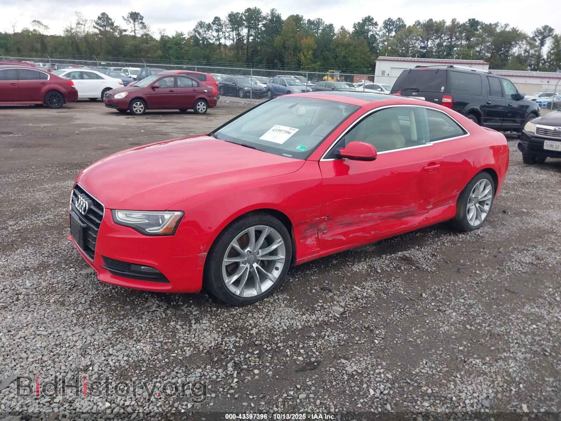 2014 AUDI A5 - VIN: WAULFAFR8EA056628 - Фото 2