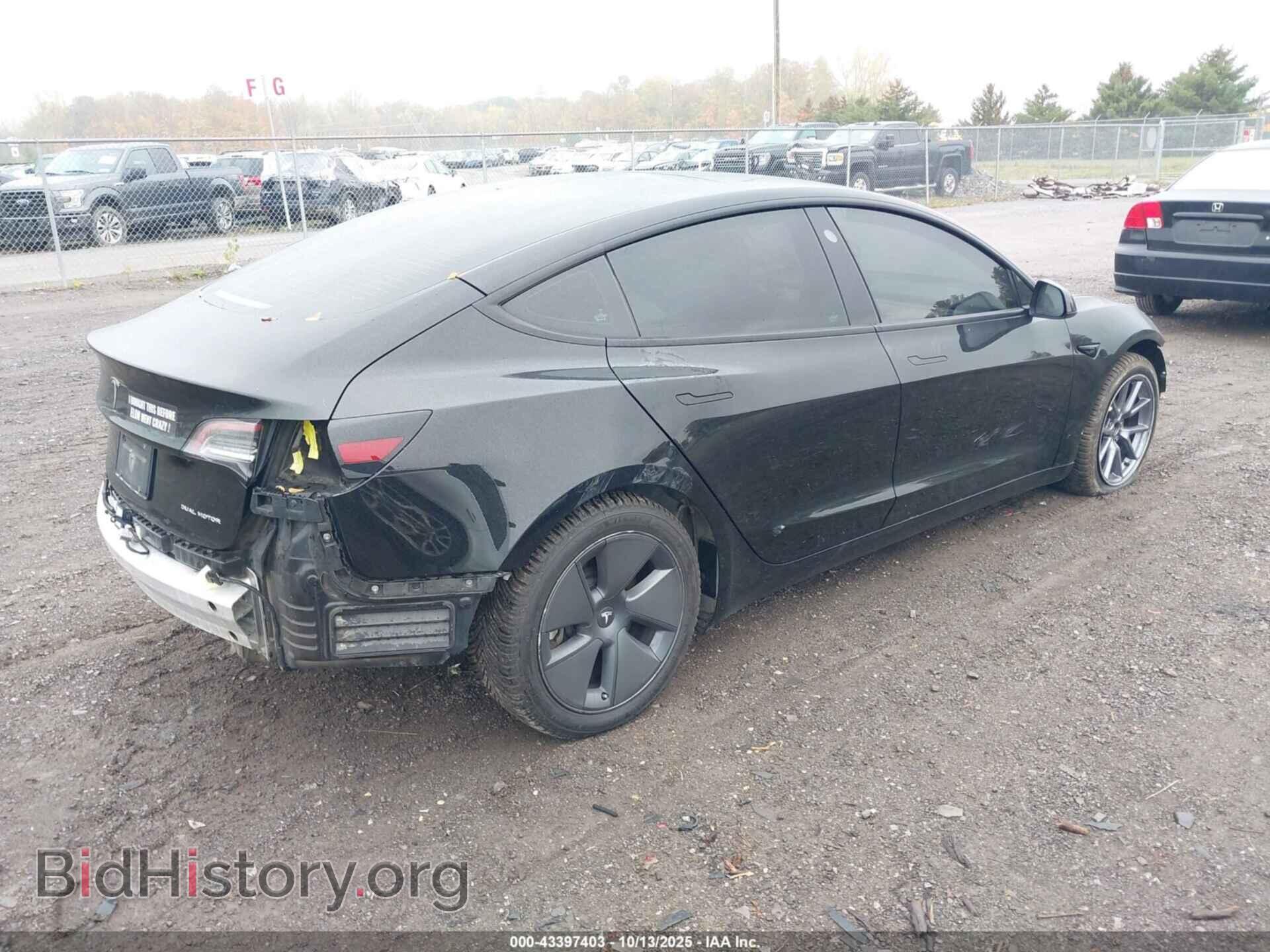 2022 TESLA MODEL 3 - VIN: 5YJ3E1EB3NF178606 - Фото 4