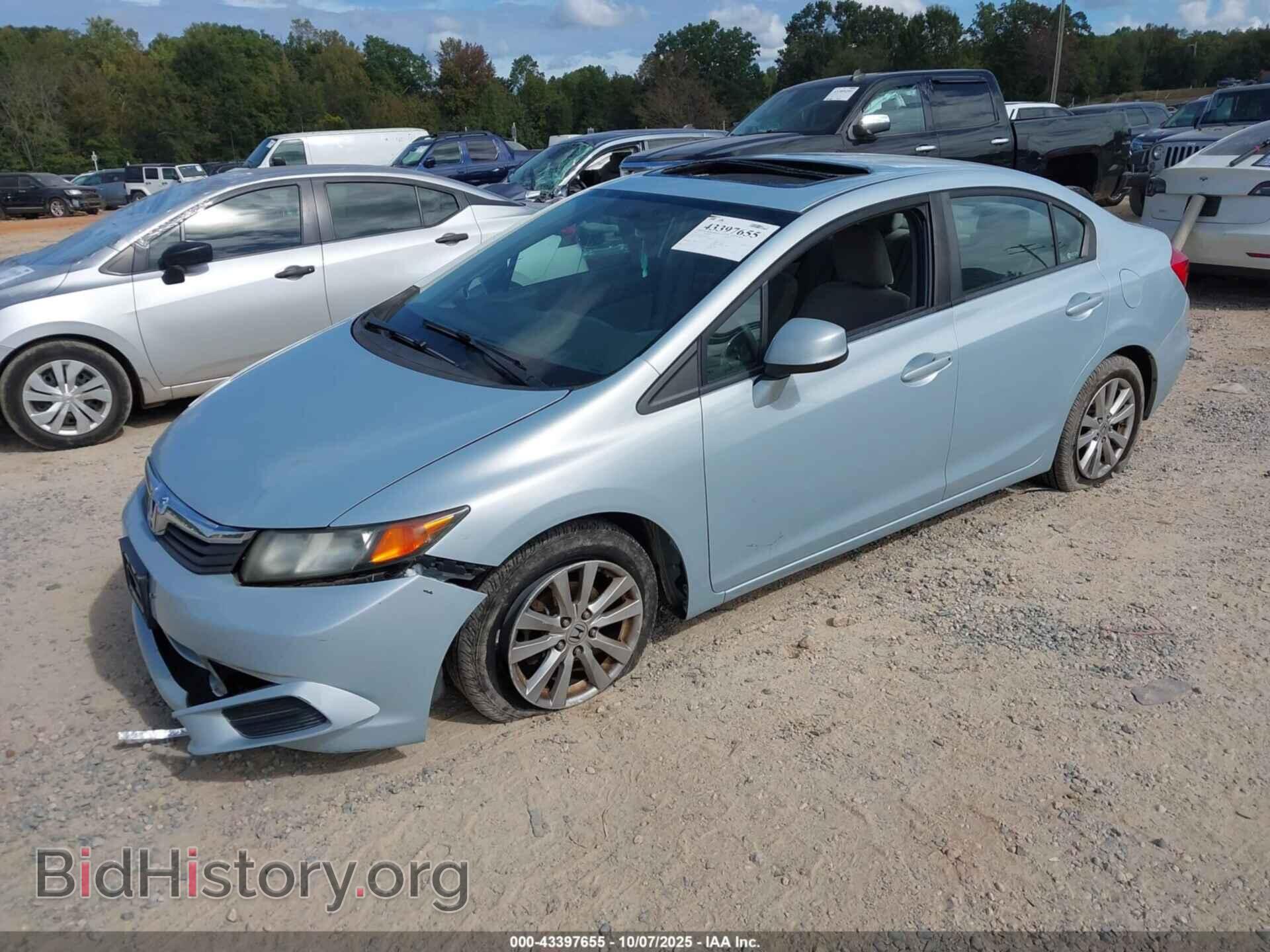2012 HONDA CIVIC - VIN: 19XFB2F87CE072161 - Фото 2