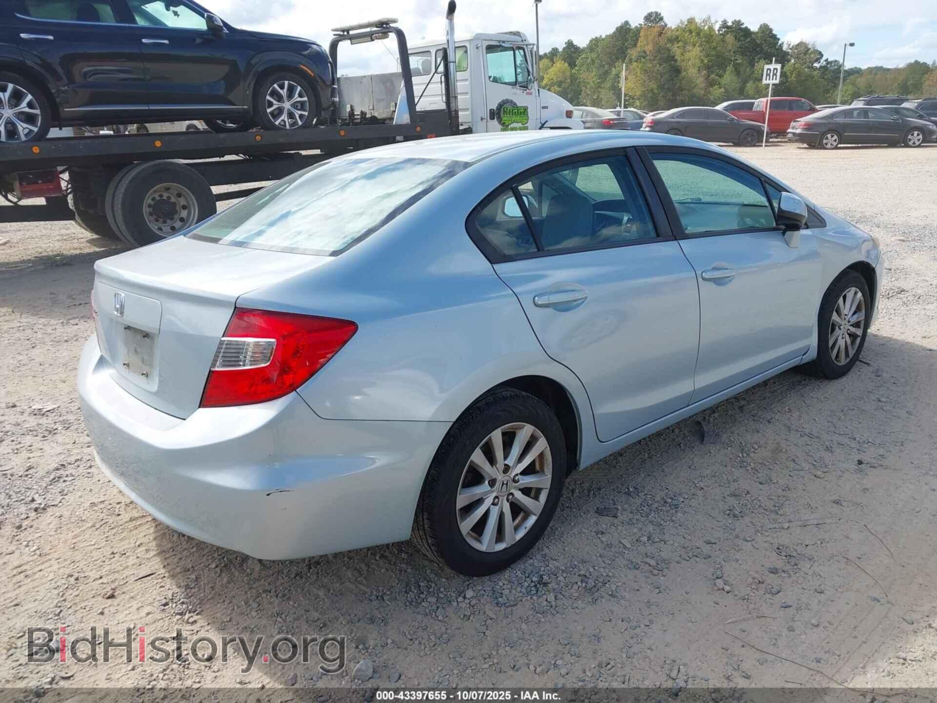 2012 HONDA CIVIC - VIN: 19XFB2F87CE072161 - Фото 4