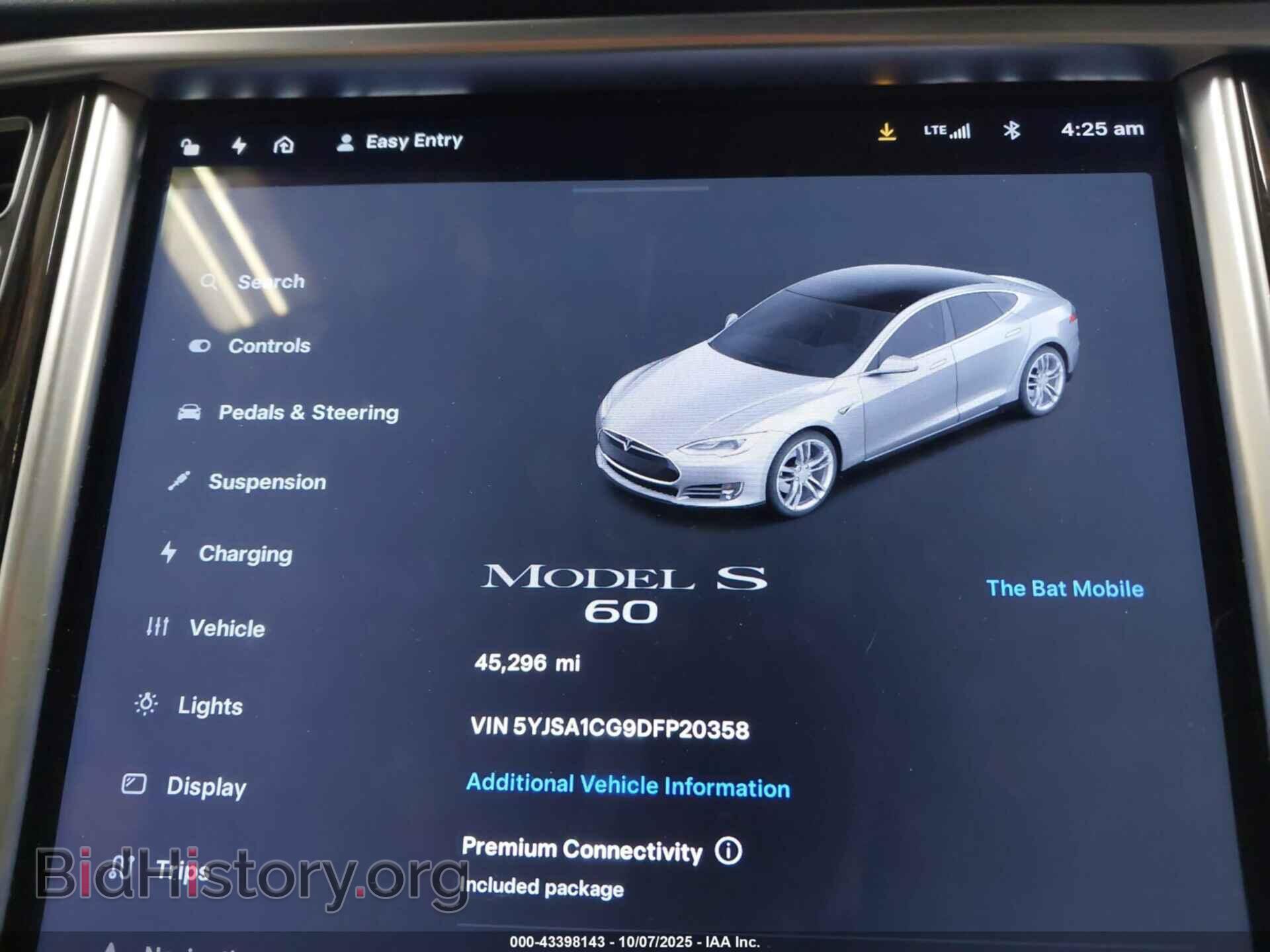 2013 TESLA MODEL S - VIN: 5YJSA1CG9DFP20358 - Photo 7