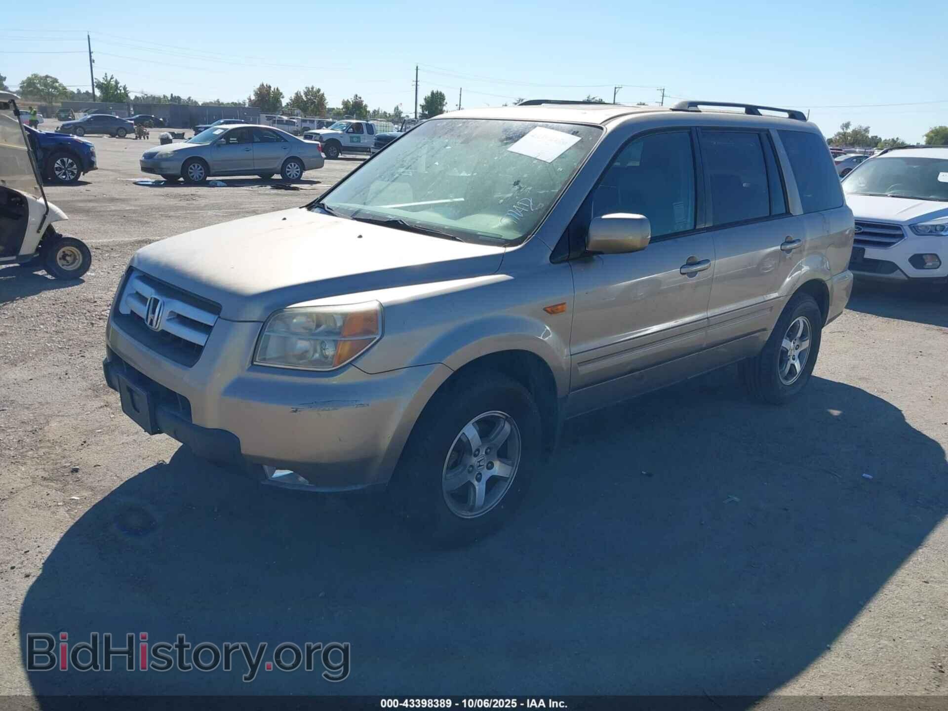 2007 HONDA PILOT - VIN: 5FNYF28677B038438 - Фото 2