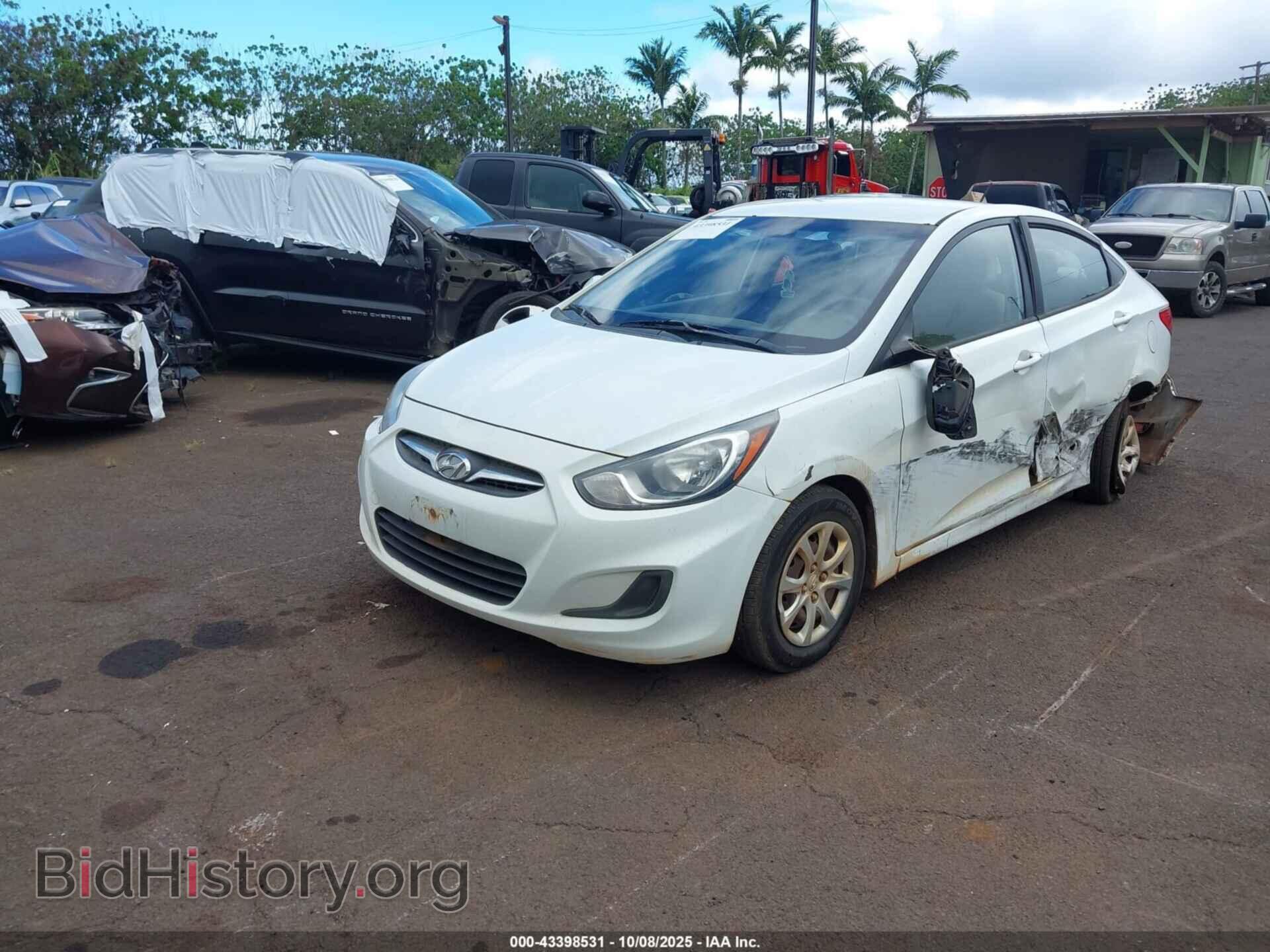 2014 HYUNDAI ACCENT - VIN: KMHCT4AE8EU633587 - Фото 2