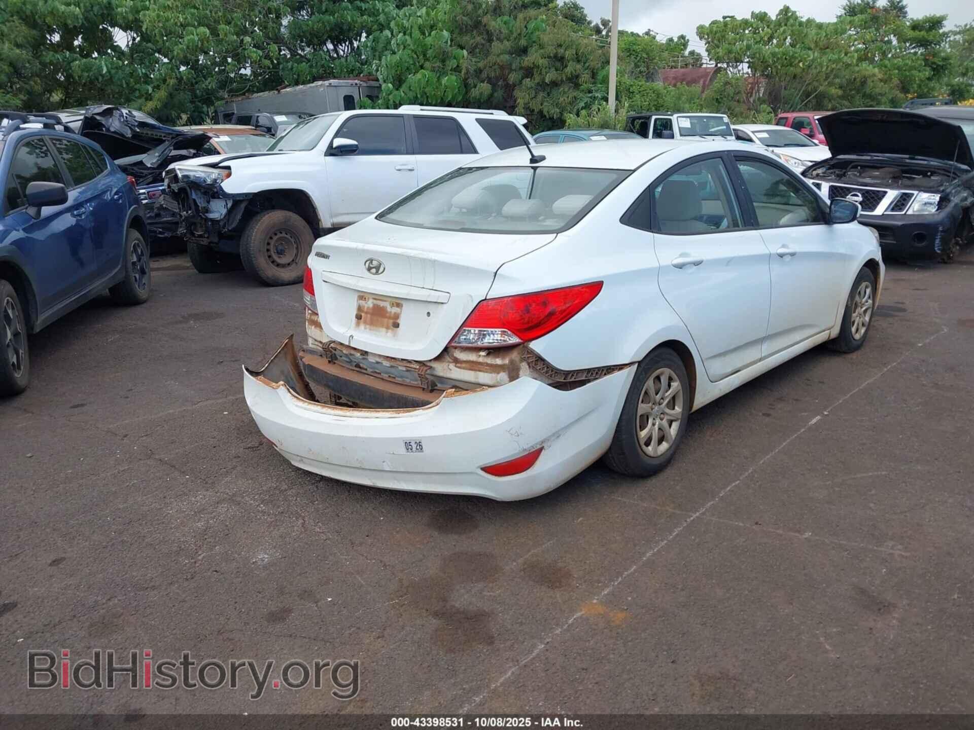 2014 HYUNDAI ACCENT - VIN: KMHCT4AE8EU633587 - Фото 4