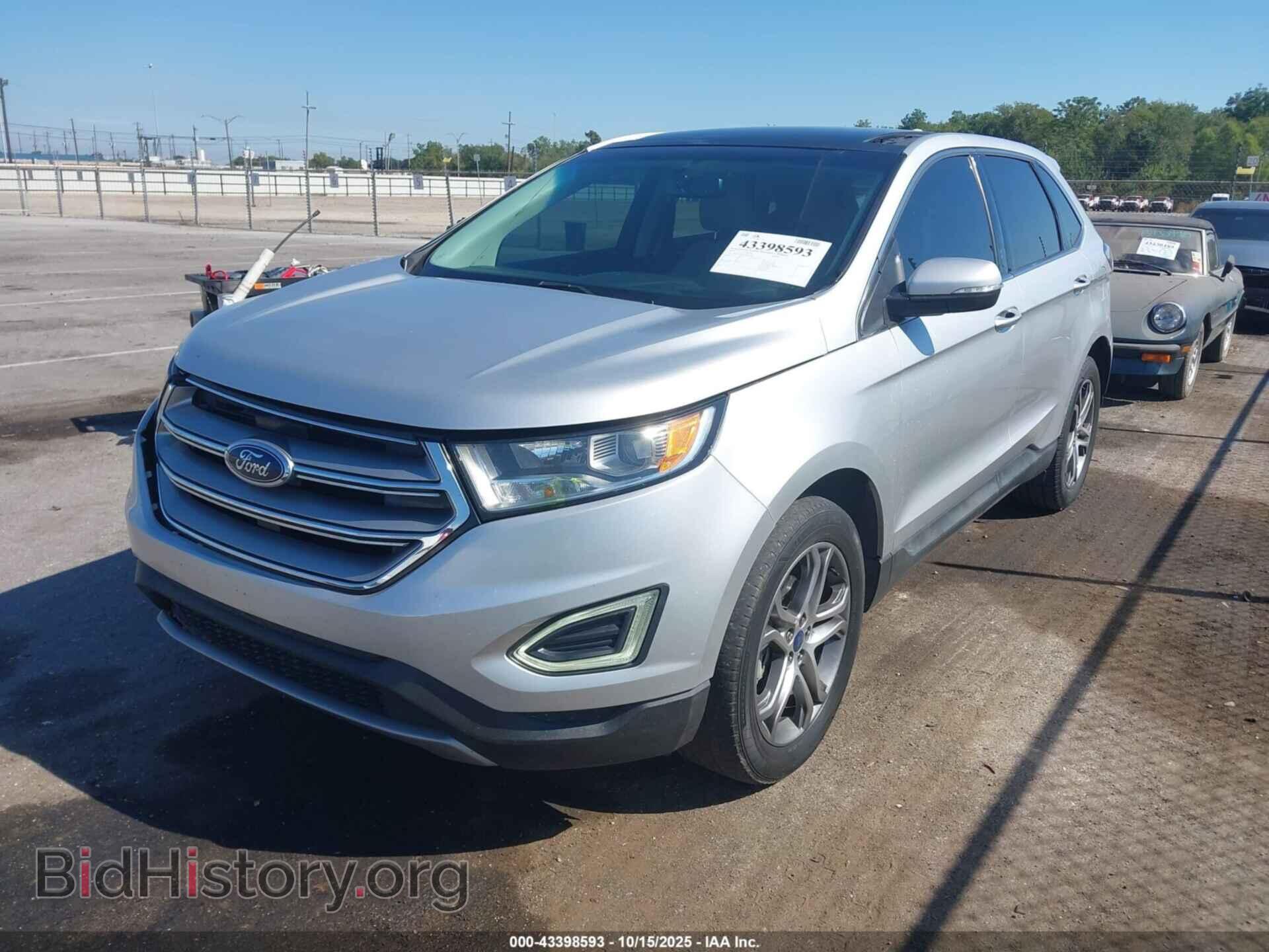 2015 FORD EDGE - VIN: 2FMTK3K93FBB16705 - Фото 2