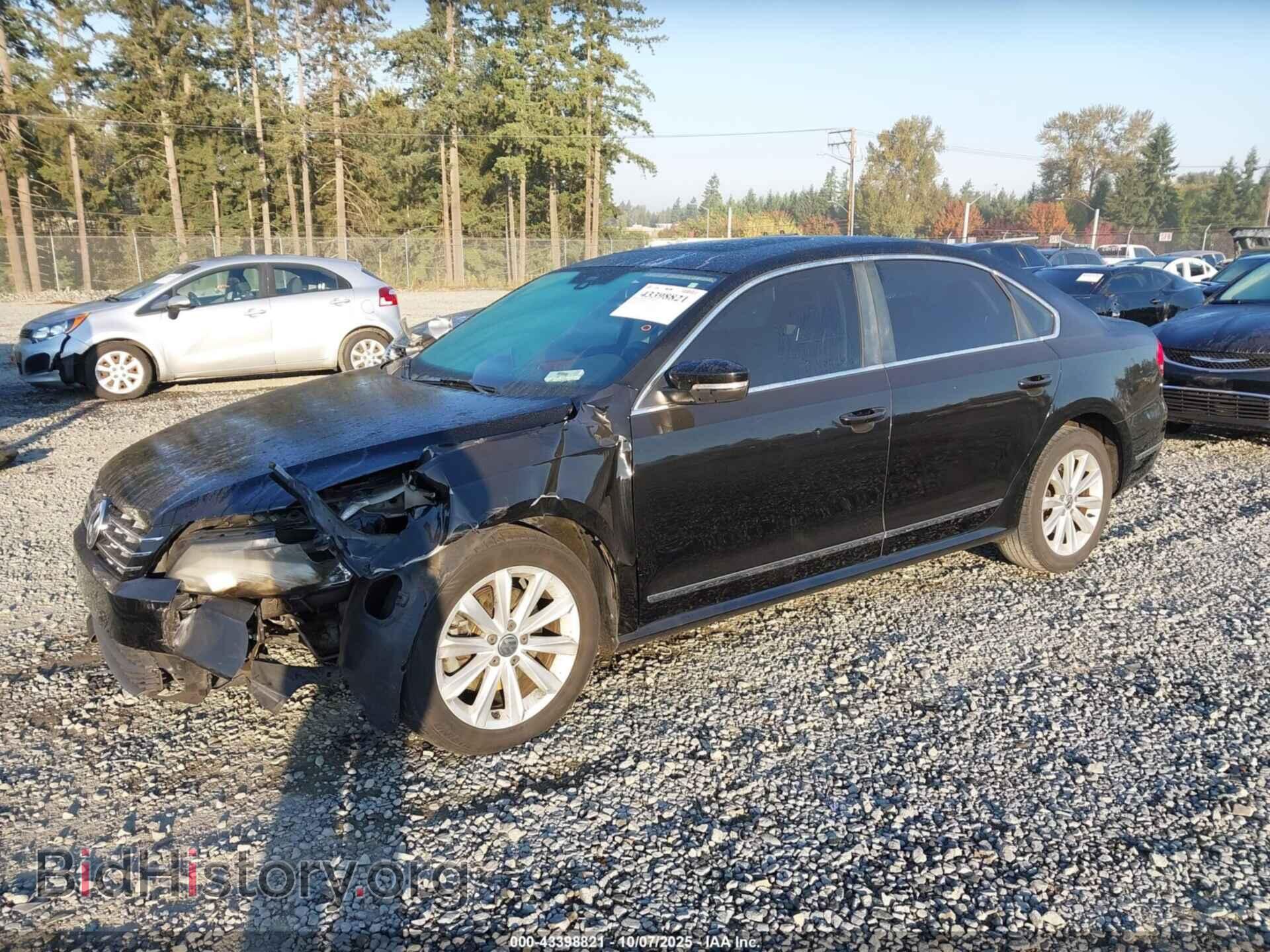 2012 VOLKSWAGEN PASSAT - VIN: 1VWCH7A32CC044492 - Фото 2